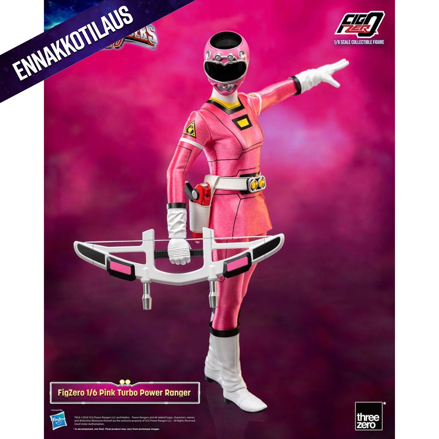 Power Rangers Turbo FigZero 1/6 Pink Turbo Power Ranger
