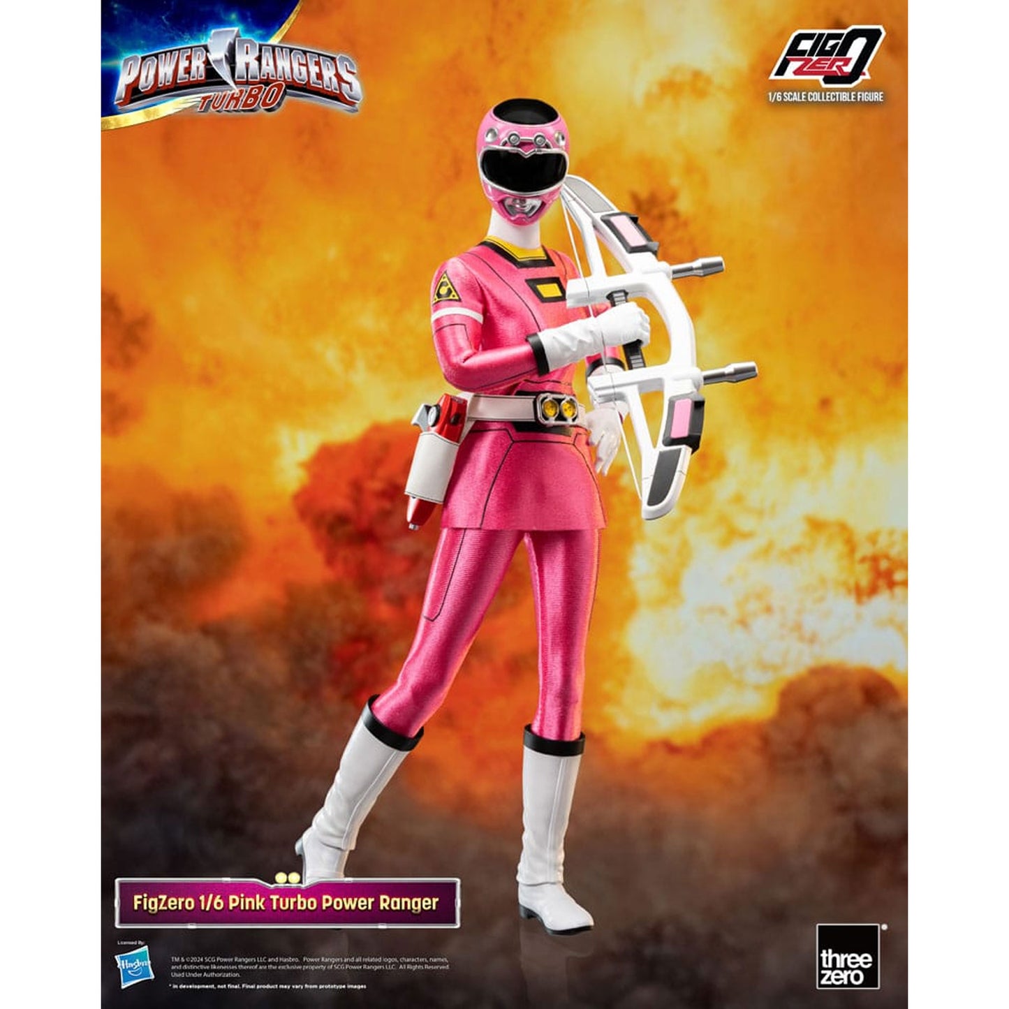 Power Rangers Turbo FigZero 1/6 Pink Turbo Power Ranger