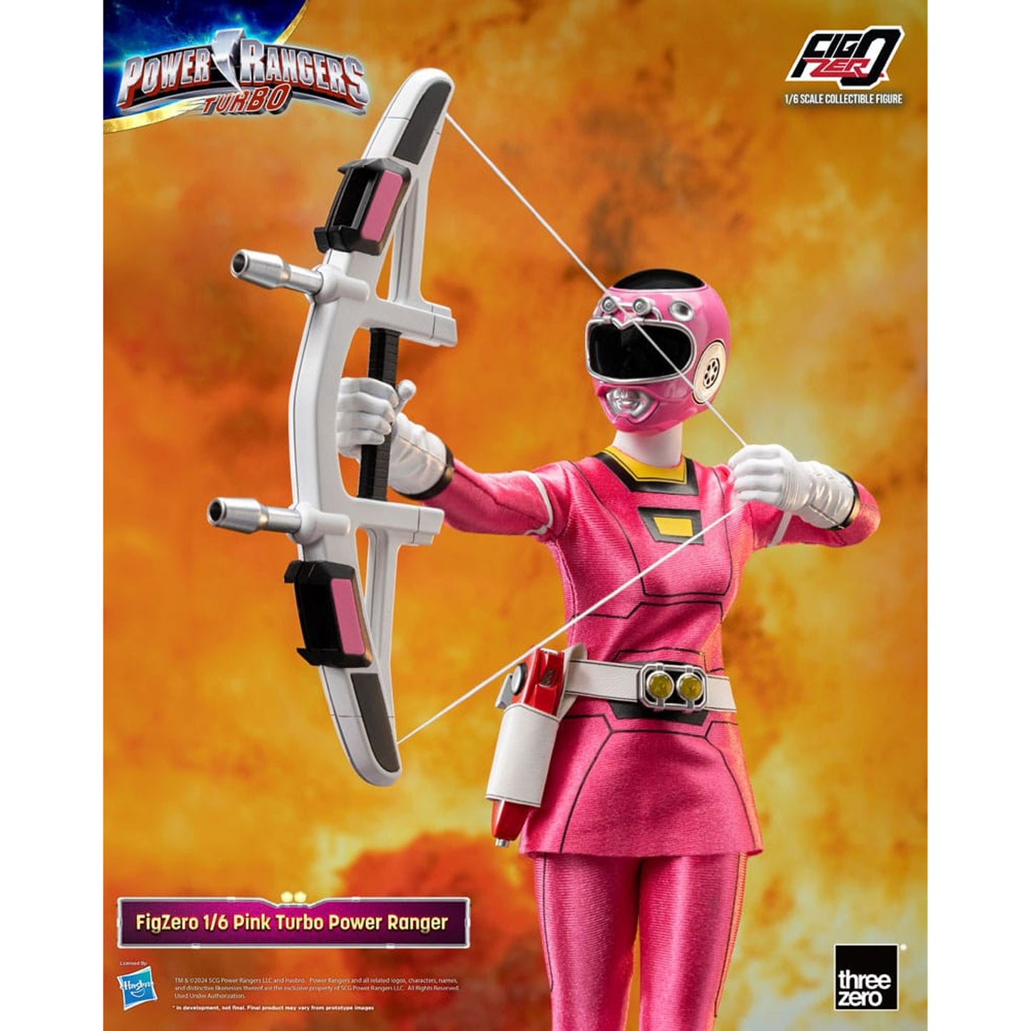 Power Rangers Turbo FigZero 1/6 Pink Turbo Power Ranger