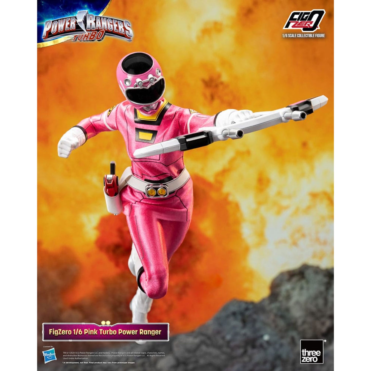 Power Rangers Turbo FigZero 1/6 Pink Turbo Power Ranger