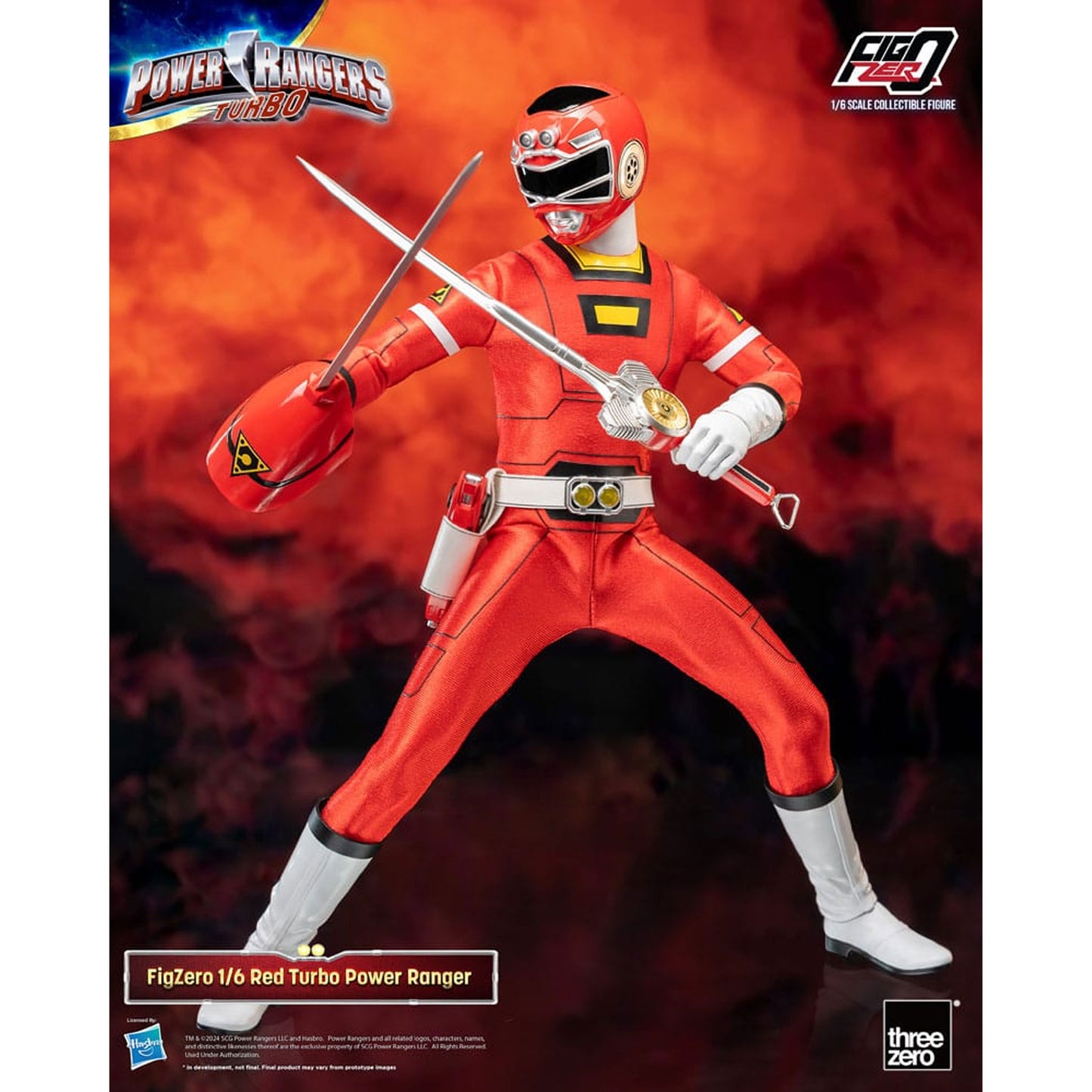 Power Rangers Turbo FigZero 1/6 Red Turbo Power Ranger
