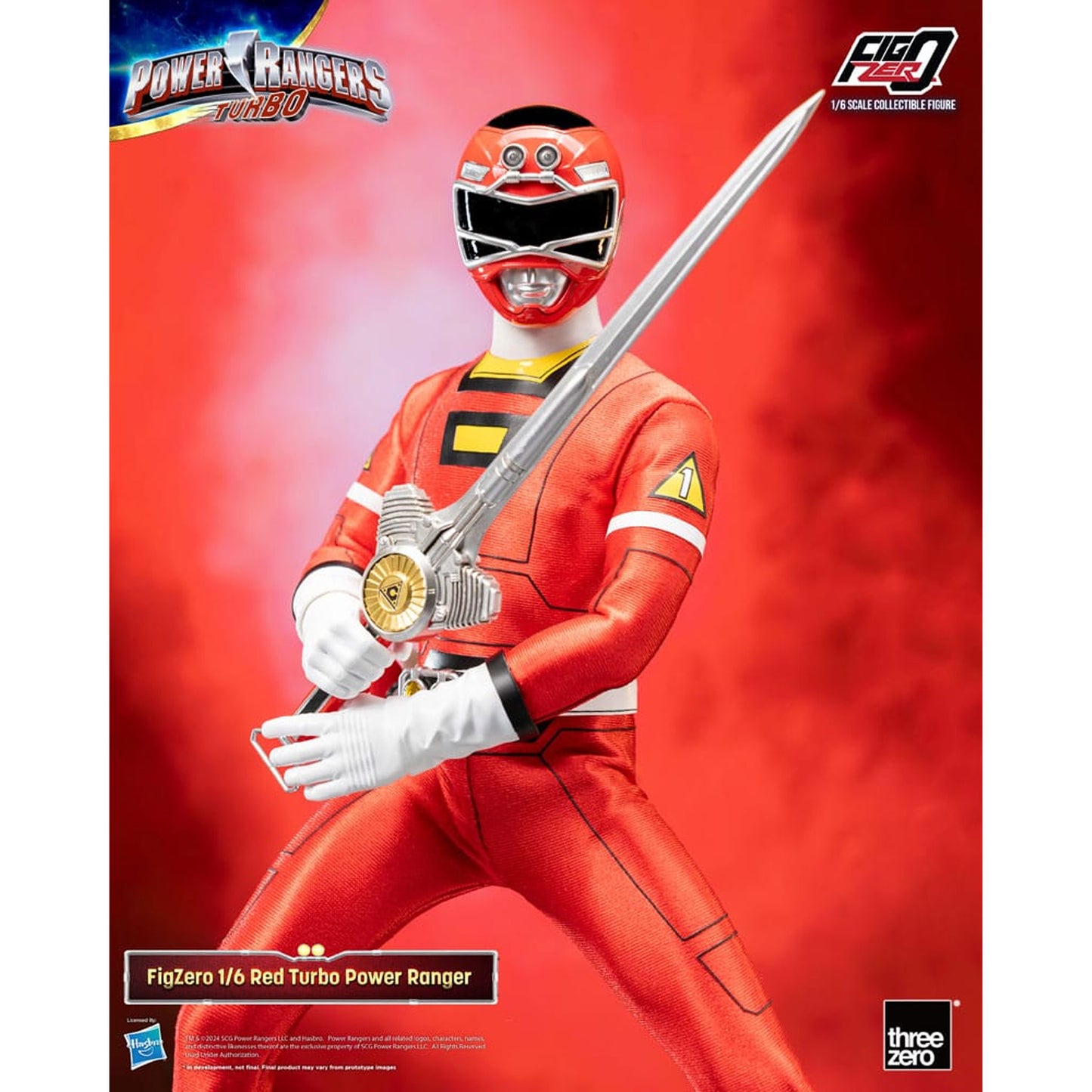 Power Rangers Turbo FigZero 1/6 Red Turbo Power Ranger