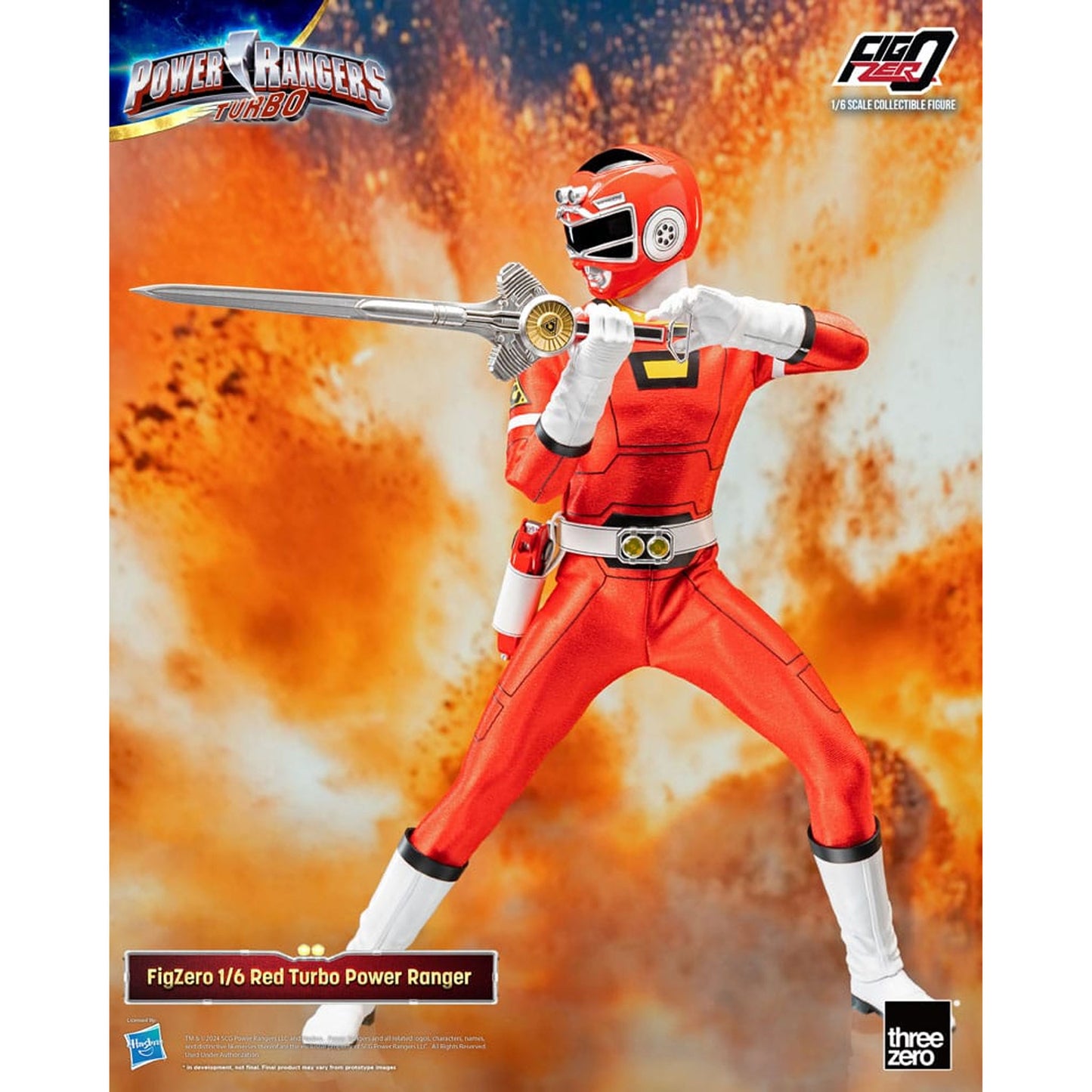 Power Rangers Turbo FigZero 1/6 Red Turbo Power Ranger