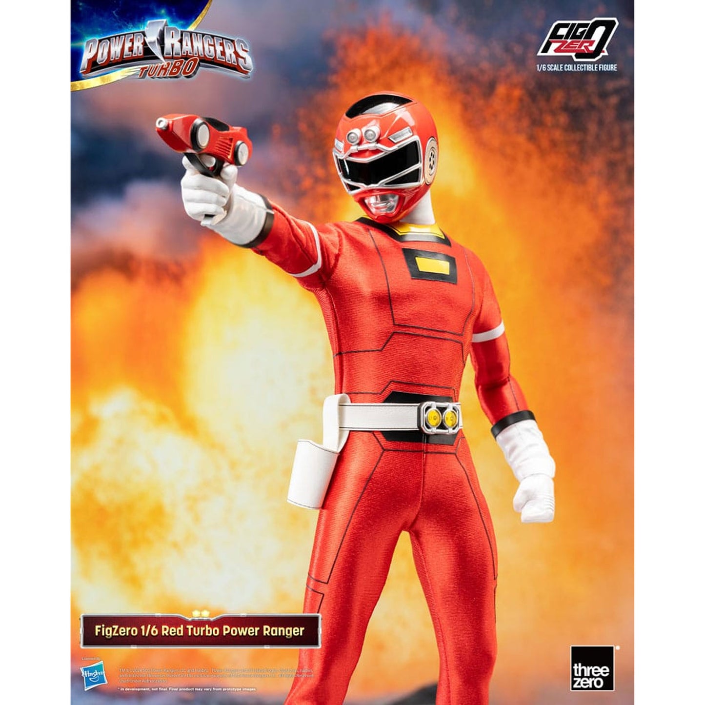 Power Rangers Turbo FigZero 1/6 Red Turbo Power Ranger