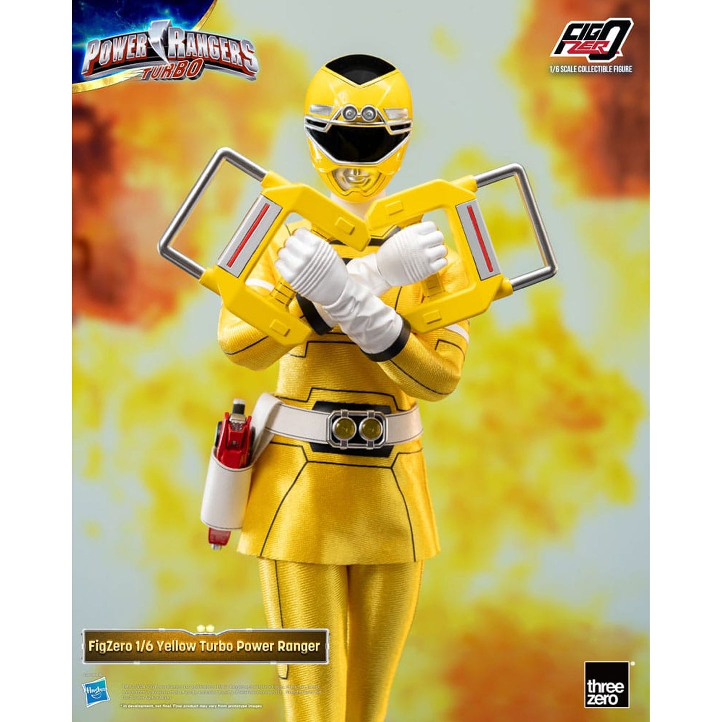 Power Rangers Turbo FigZero 1/6 Yellow Turbo Power Ranger