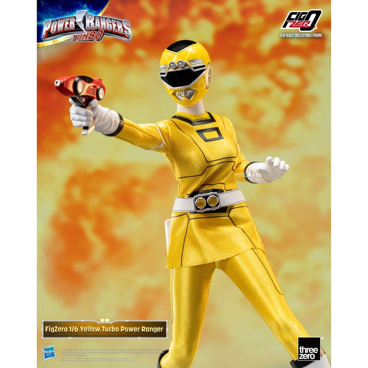 Power Rangers Turbo FigZero 1/6 Yellow Turbo Power Ranger