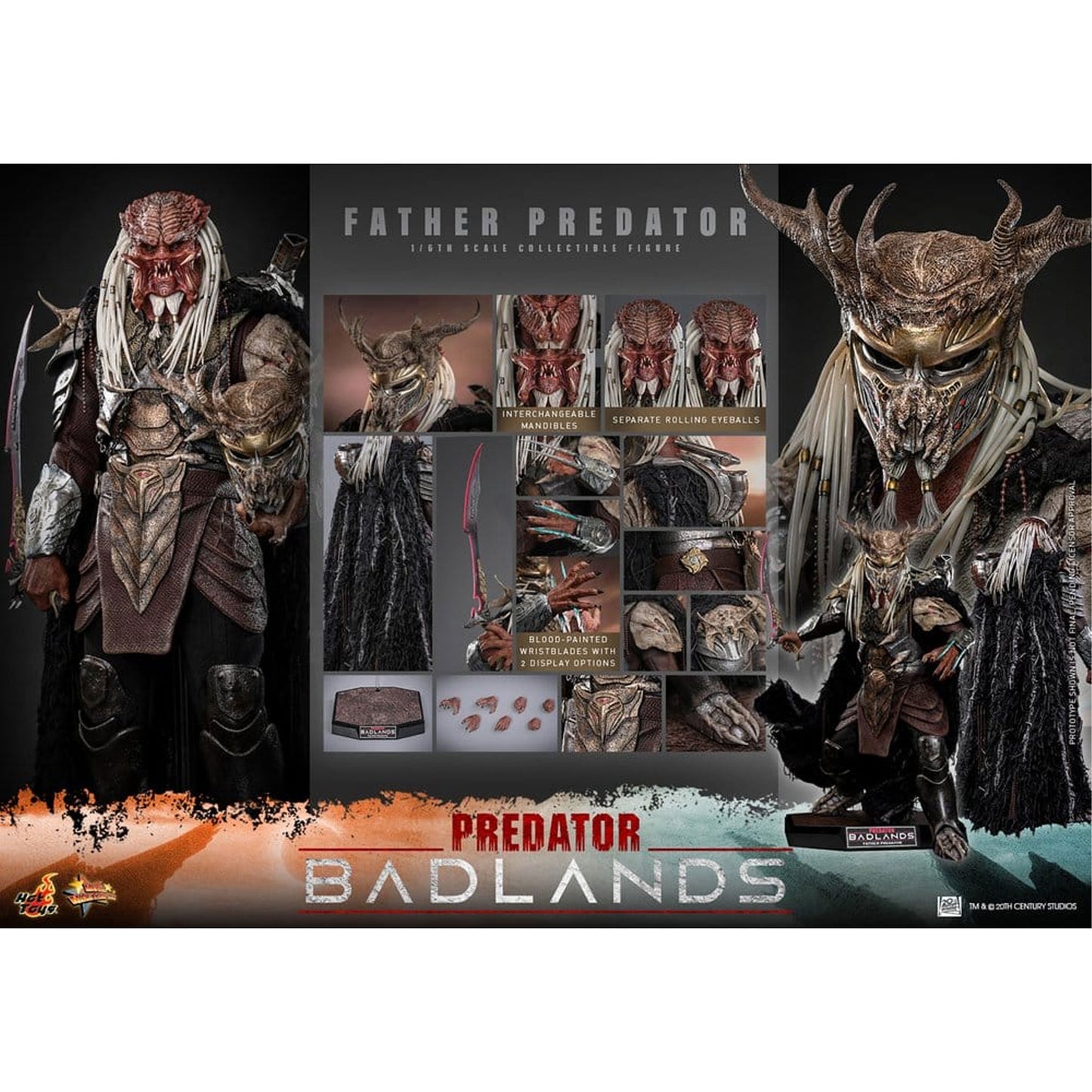 Predator: Badlands Movie Masterpiece 1/6 Njohrr -Action Figure