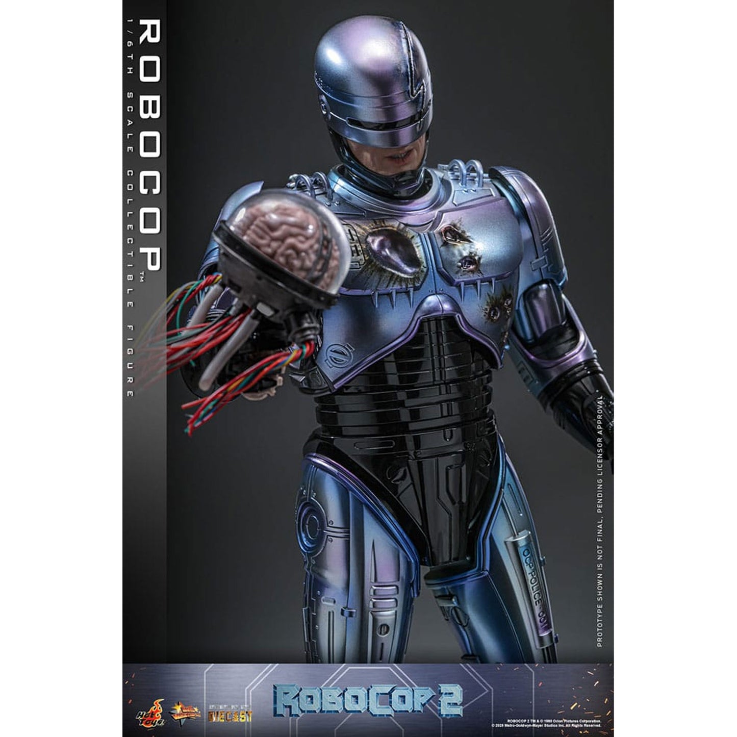 RoboCop 2 Movie Masterpiece Diecast Action Figure 1/6 RoboCop