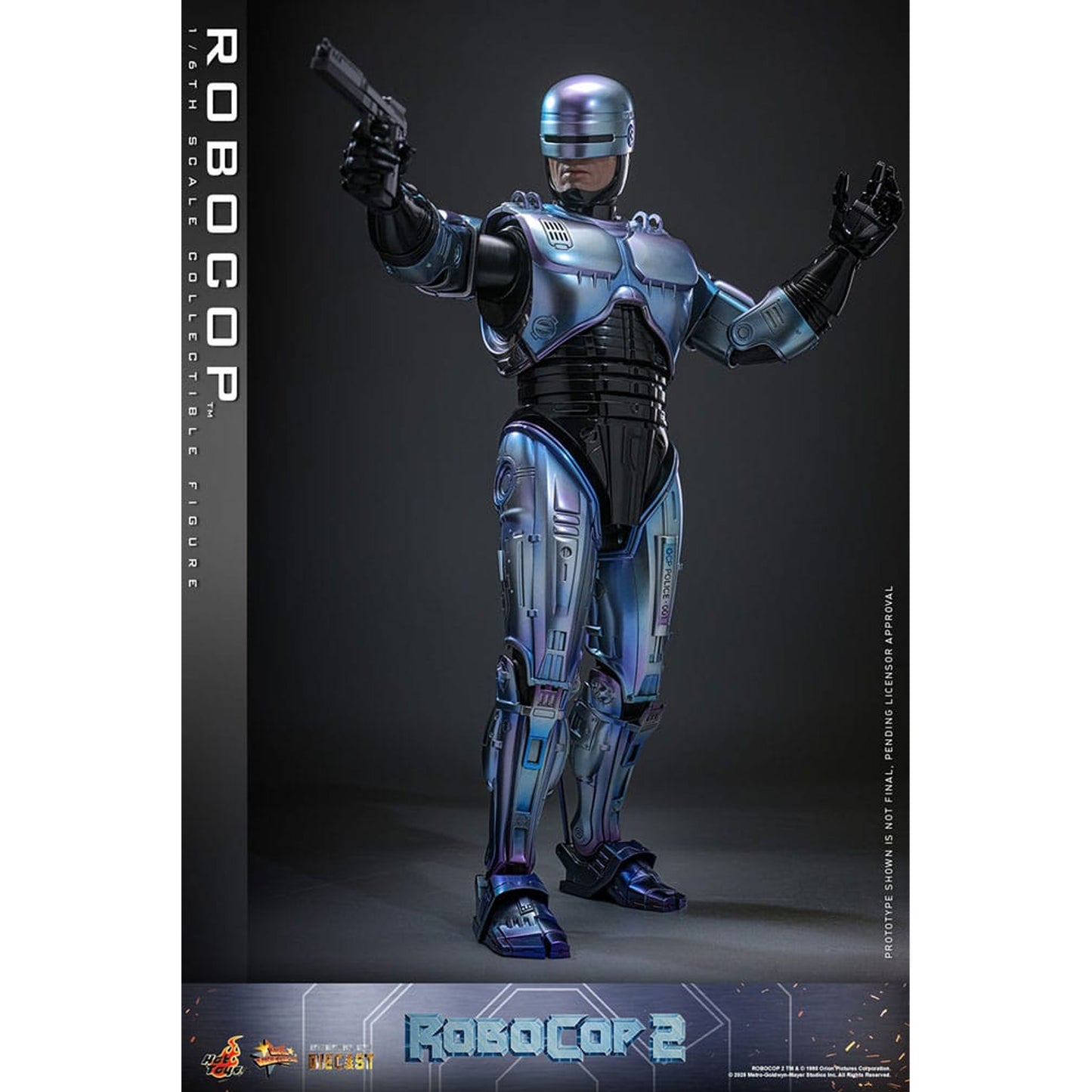 RoboCop 2 Movie Masterpiece Diecast Action Figure 1/6 RoboCop
