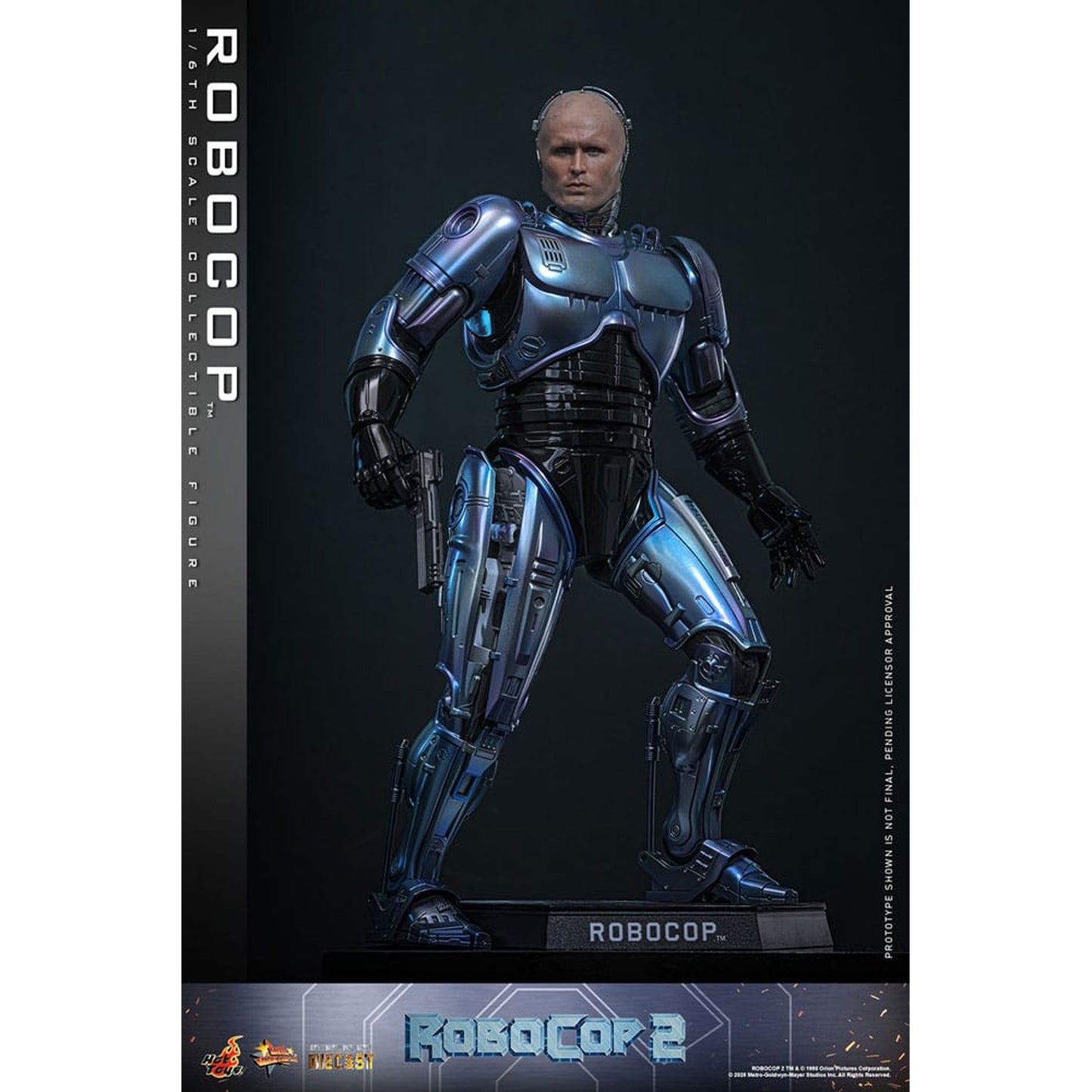 RoboCop 2 Movie Masterpiece Diecast Action Figure 1/6 RoboCop