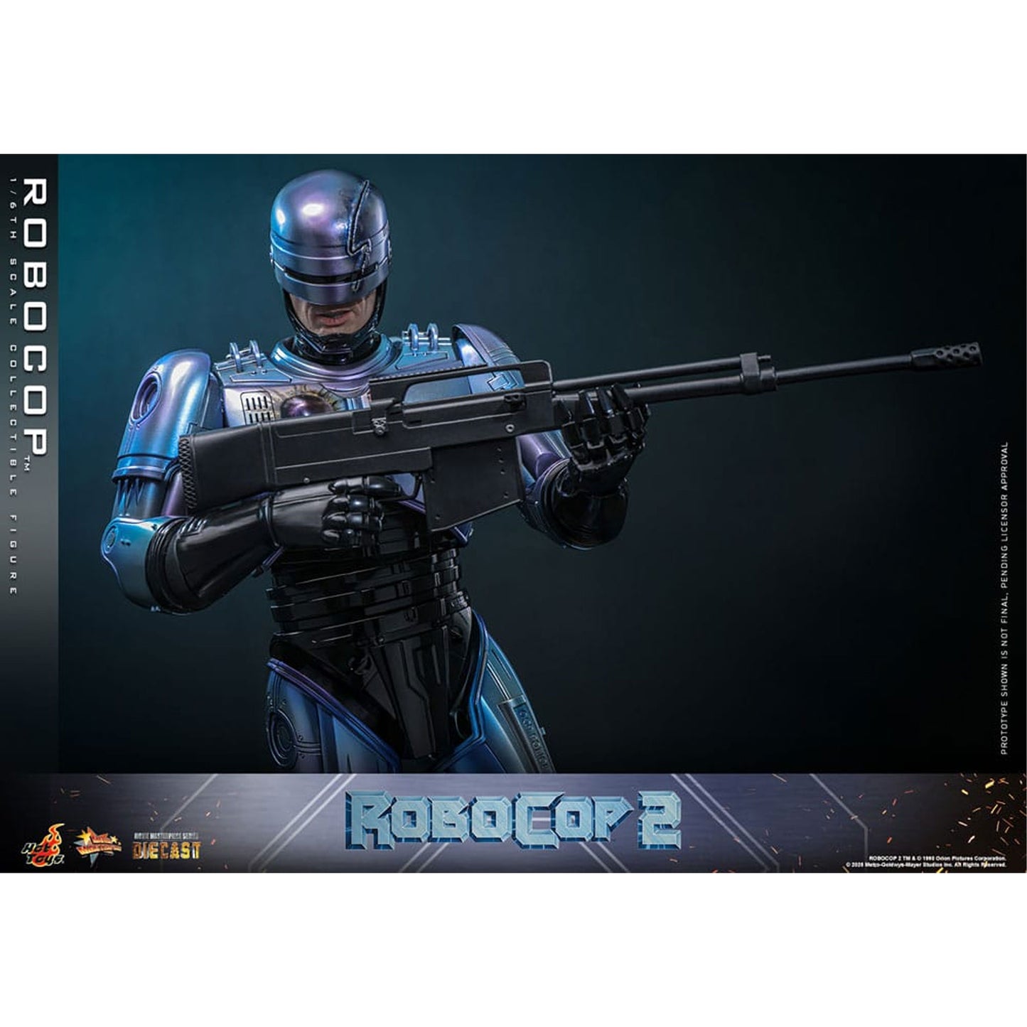 RoboCop 2 Movie Masterpiece Diecast Action Figure 1/6 RoboCop