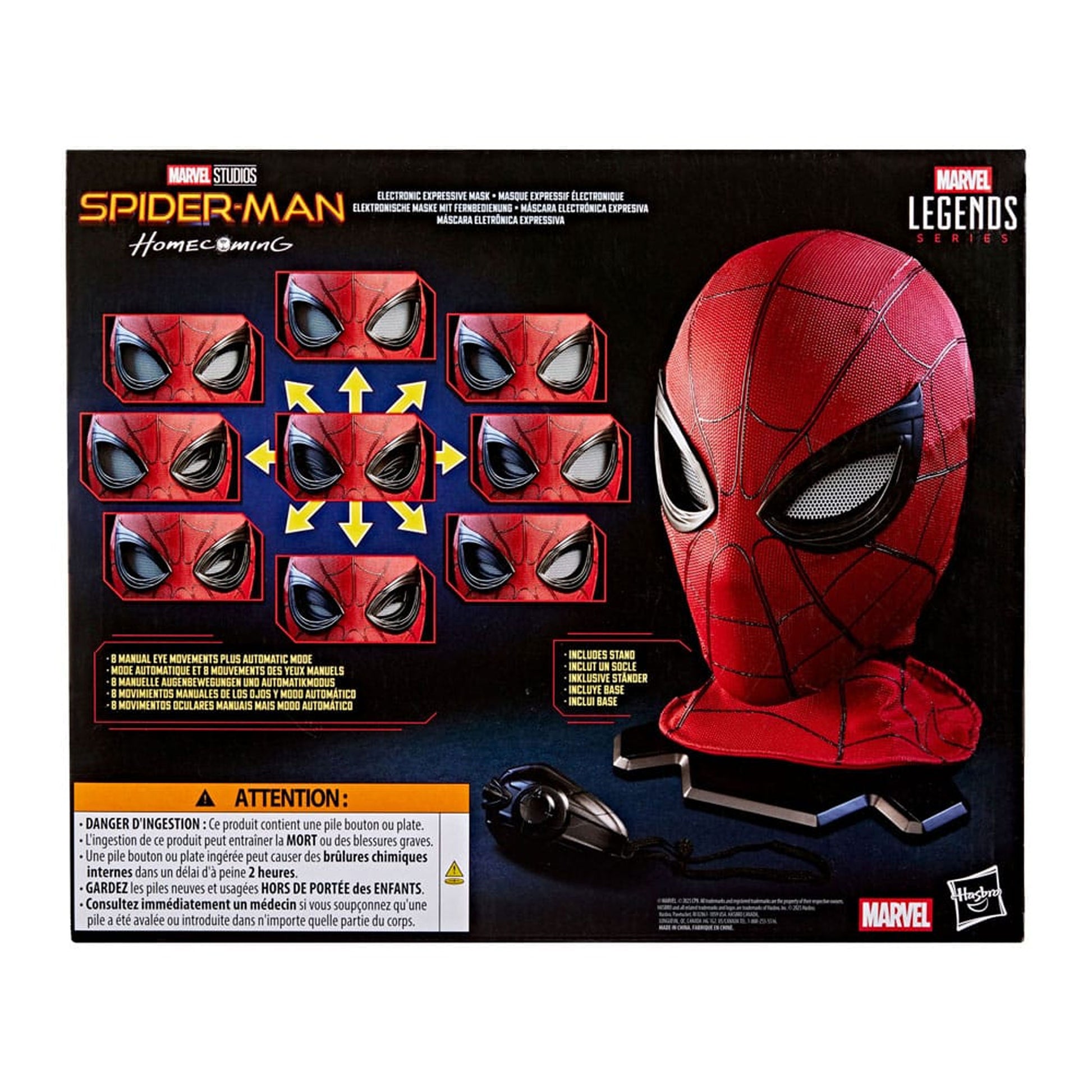 Spider-Man: Homecoming Electronic Expressive Mask Spider-Man -Replica
