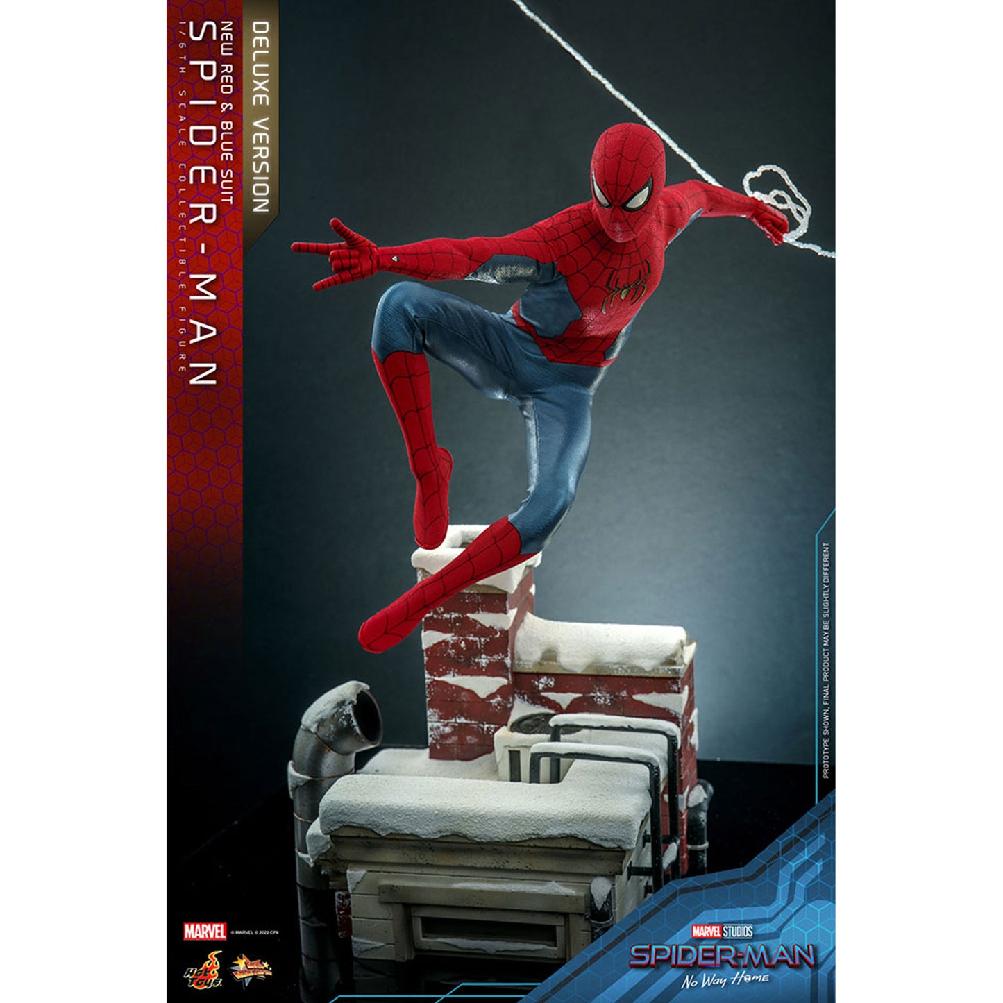 Spider-Man: No Way Home Movie Masterpiece 1/6 Spider-Man (New Red and Blue Suit) (Deluxe Version)