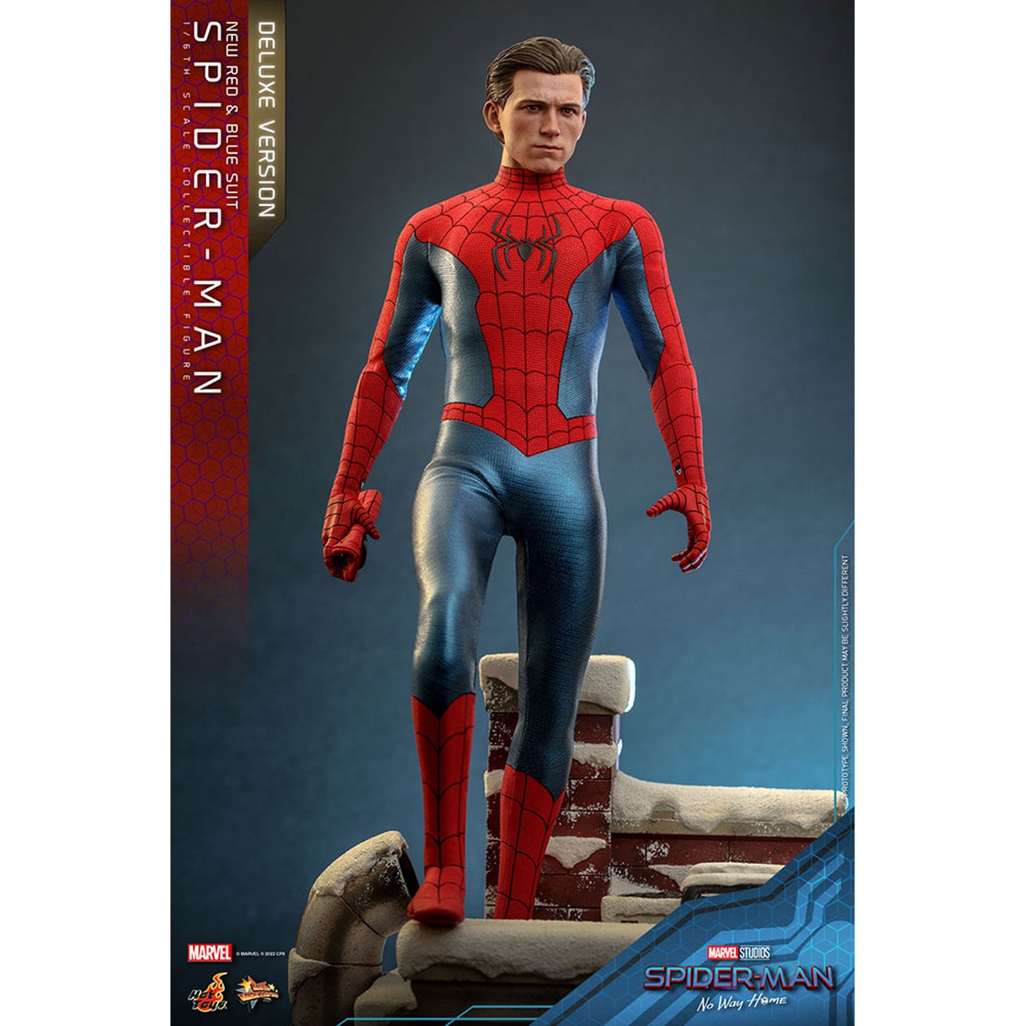 Spider-Man: No Way Home Movie Masterpiece 1/6 Spider-Man (New Red and Blue Suit) (Deluxe Version)