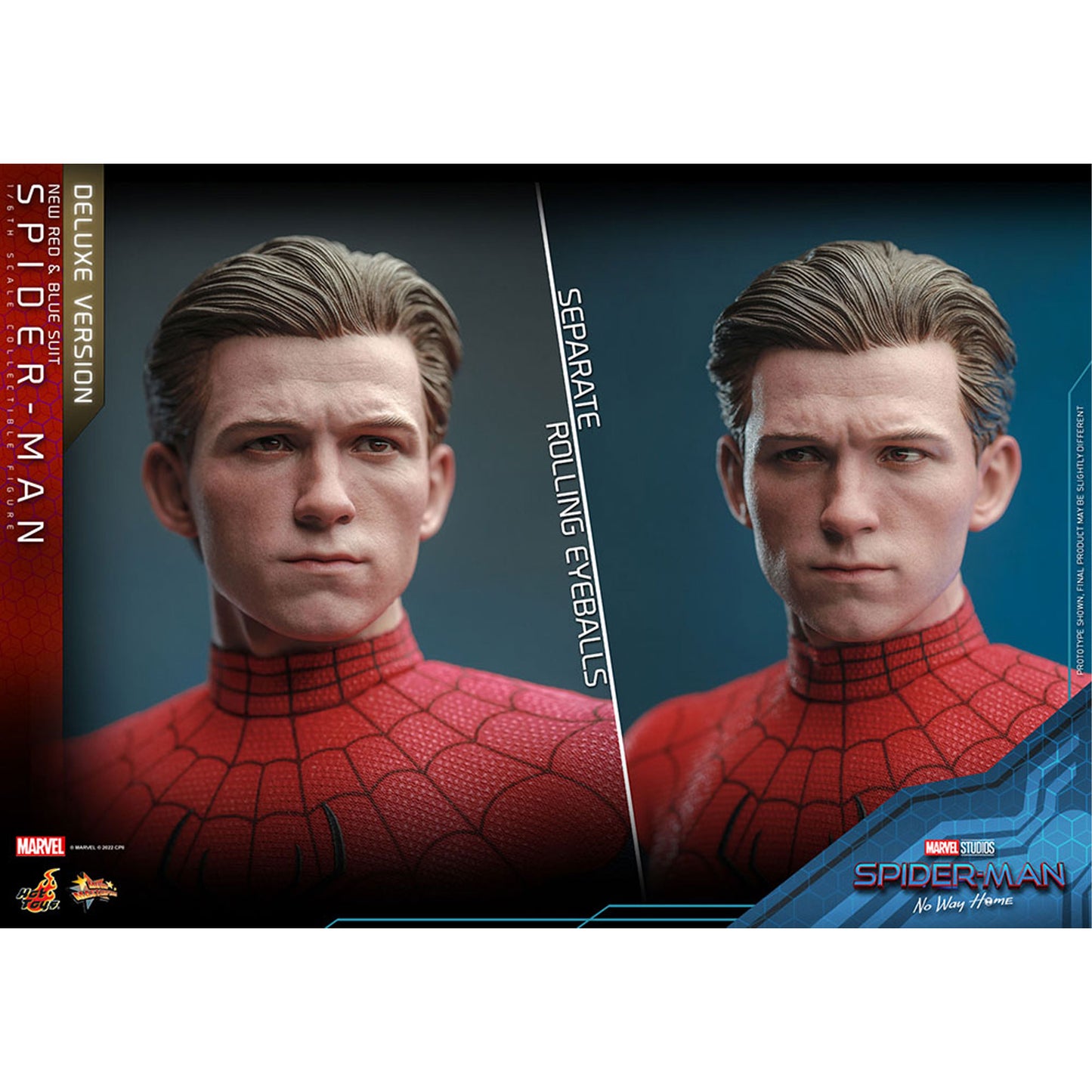 Spider-Man: No Way Home Movie Masterpiece 1/6 Spider-Man (New Red and Blue Suit) (Deluxe Version)