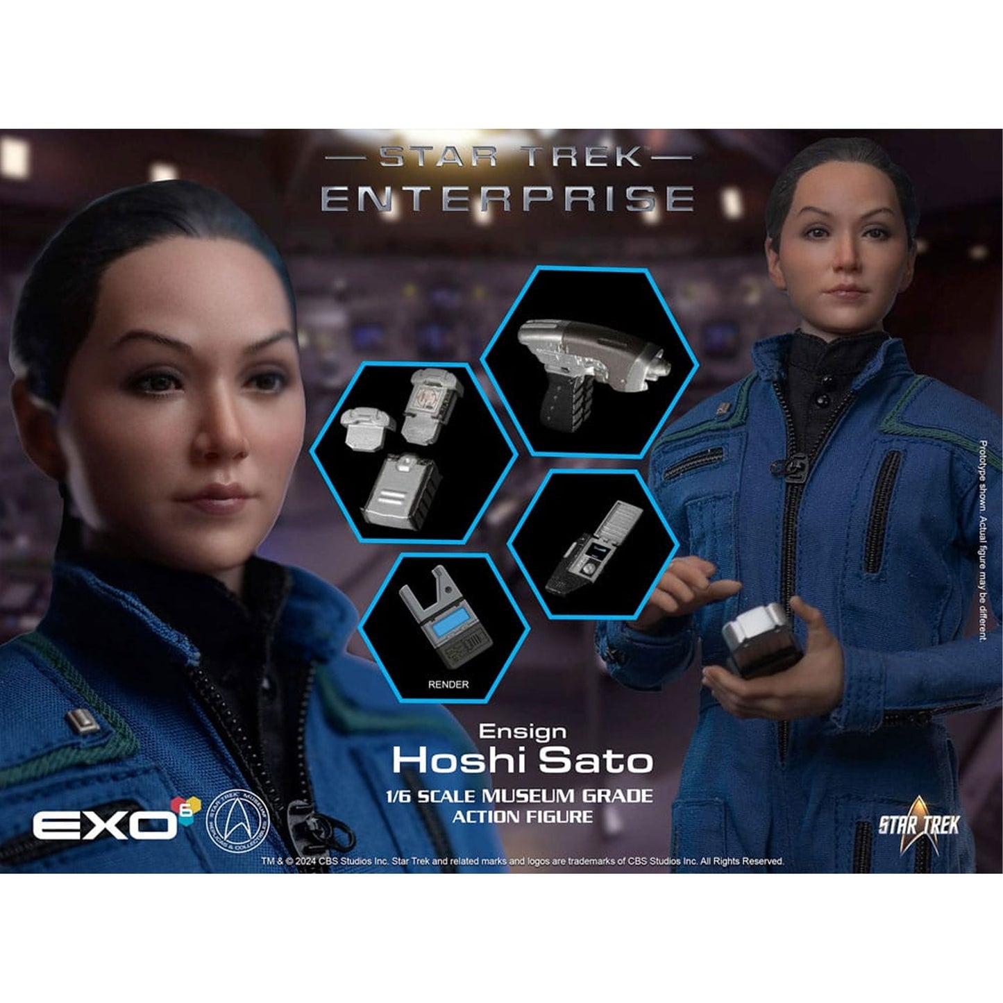 Star Trek: Enterprise 1/6 Ensign Hoshi Sato -Action Figure