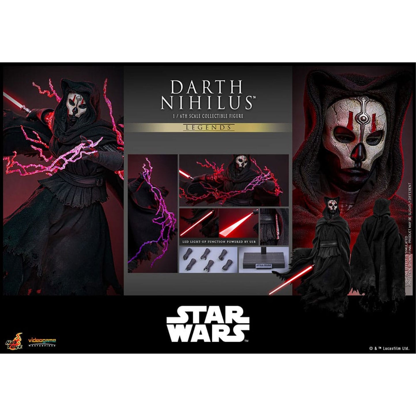 Star Wars 1/6 Darth Nihilus -Action Figure