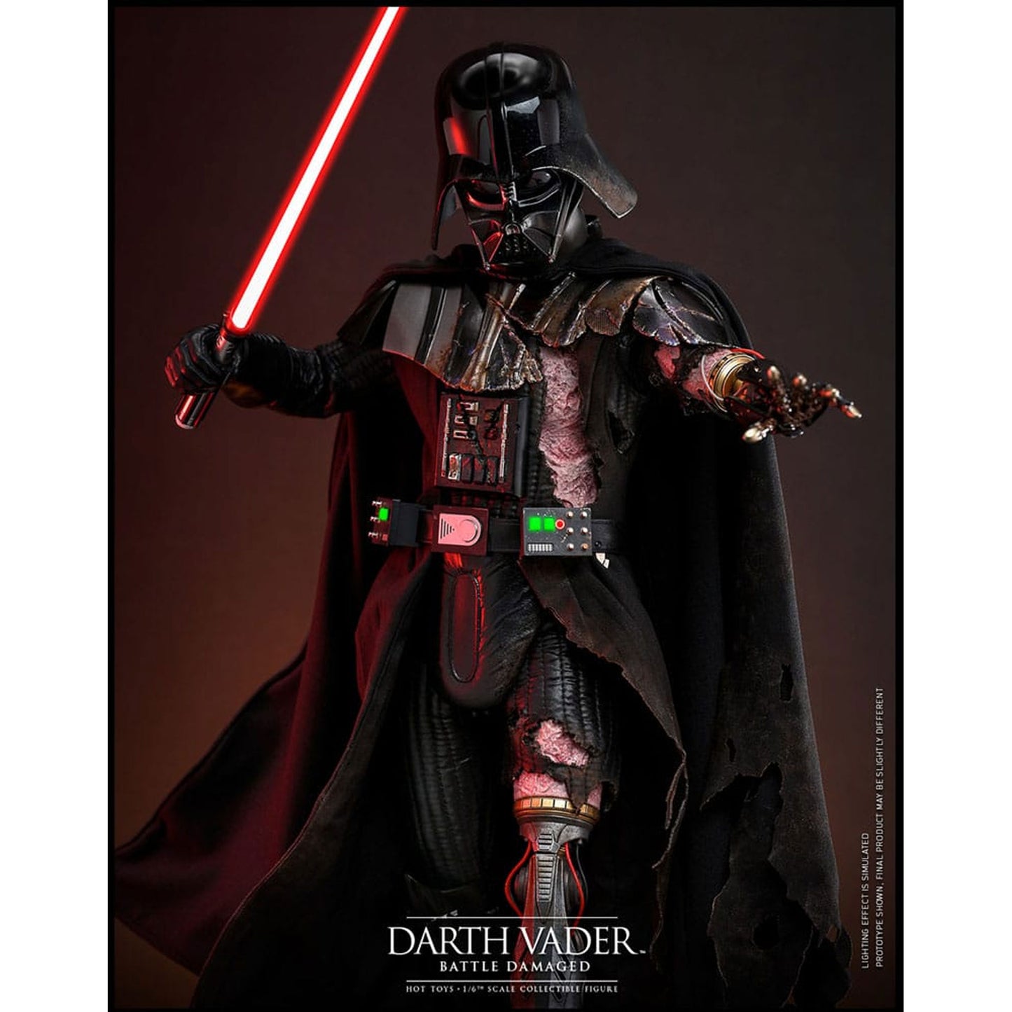 Star Wars 1/6 Darth Vader (Battle Damaged)