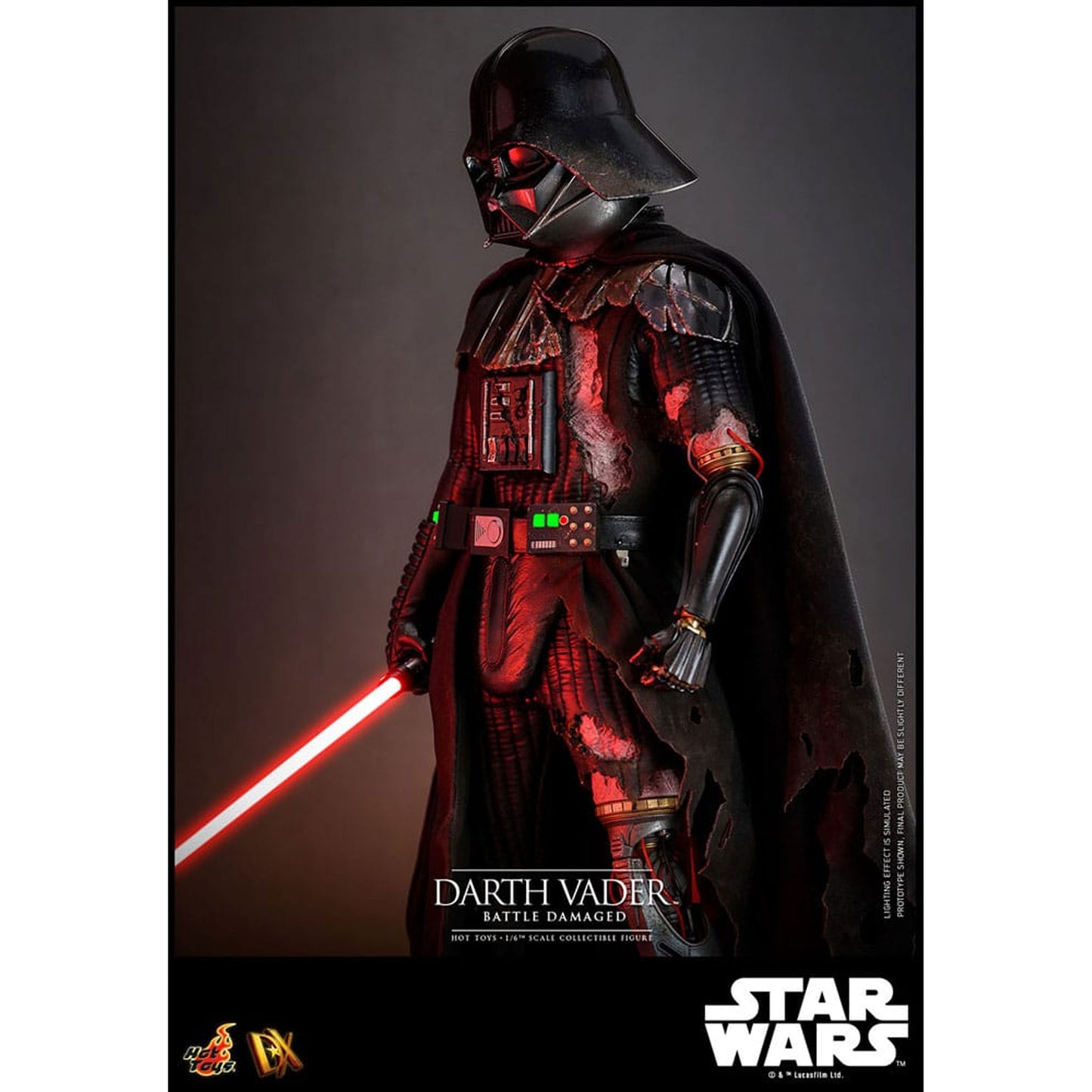 Star Wars 1/6 Darth Vader (Battle Damaged)