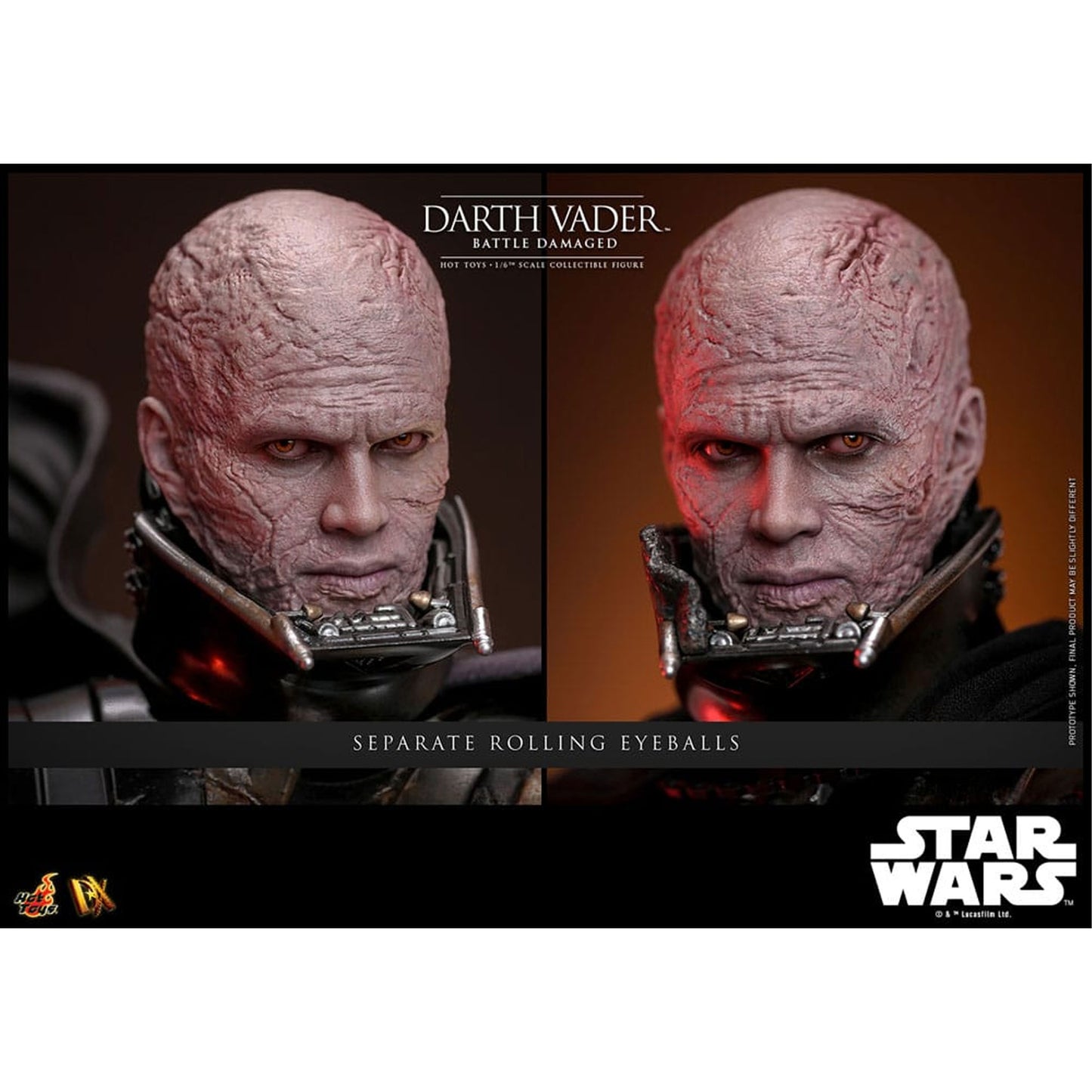 Star Wars 1/6 Darth Vader (Battle Damaged)