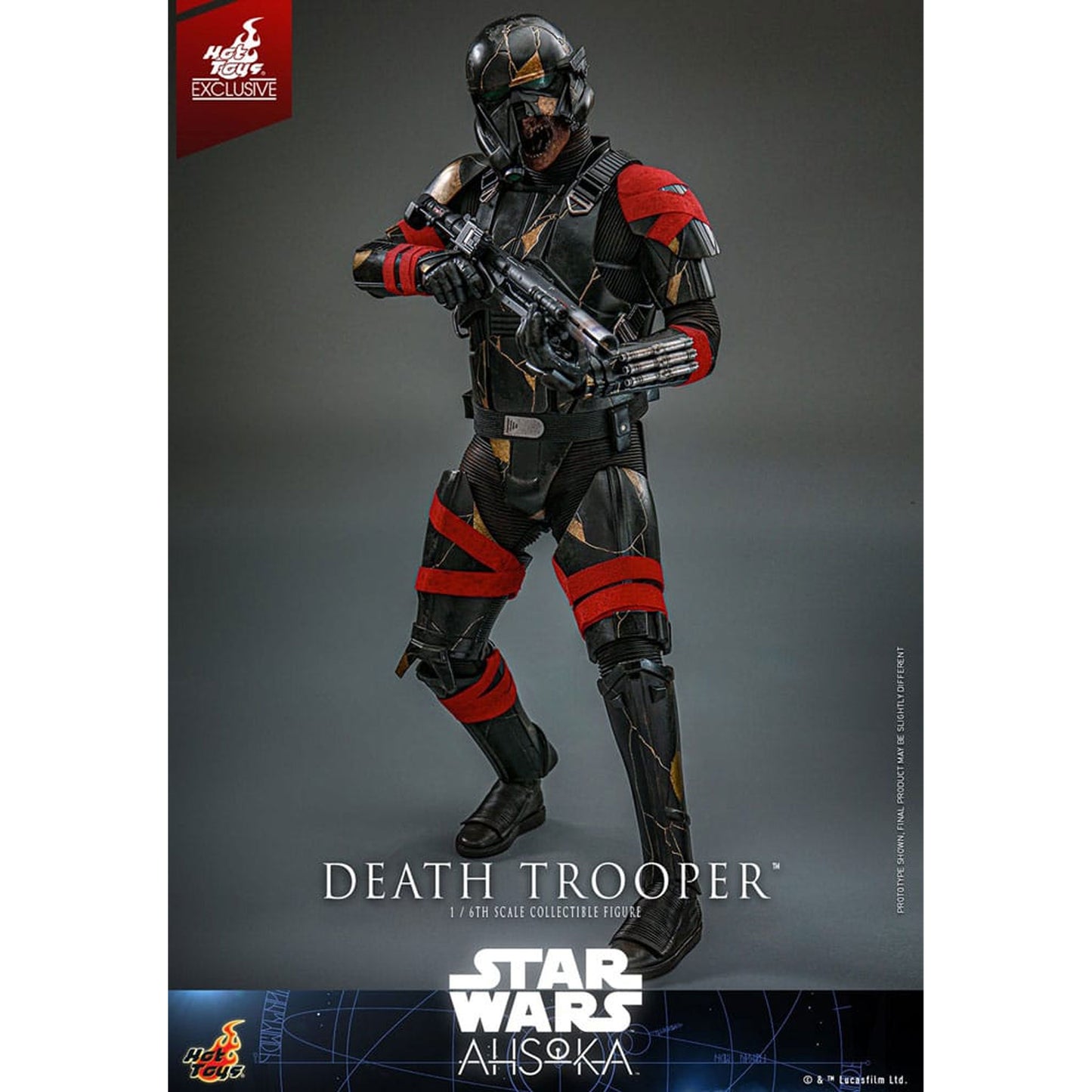 Star Wars: Ahsoka Television Masterpiece Action Figure 1/6 Death Trooper Hot Toys Exclusive