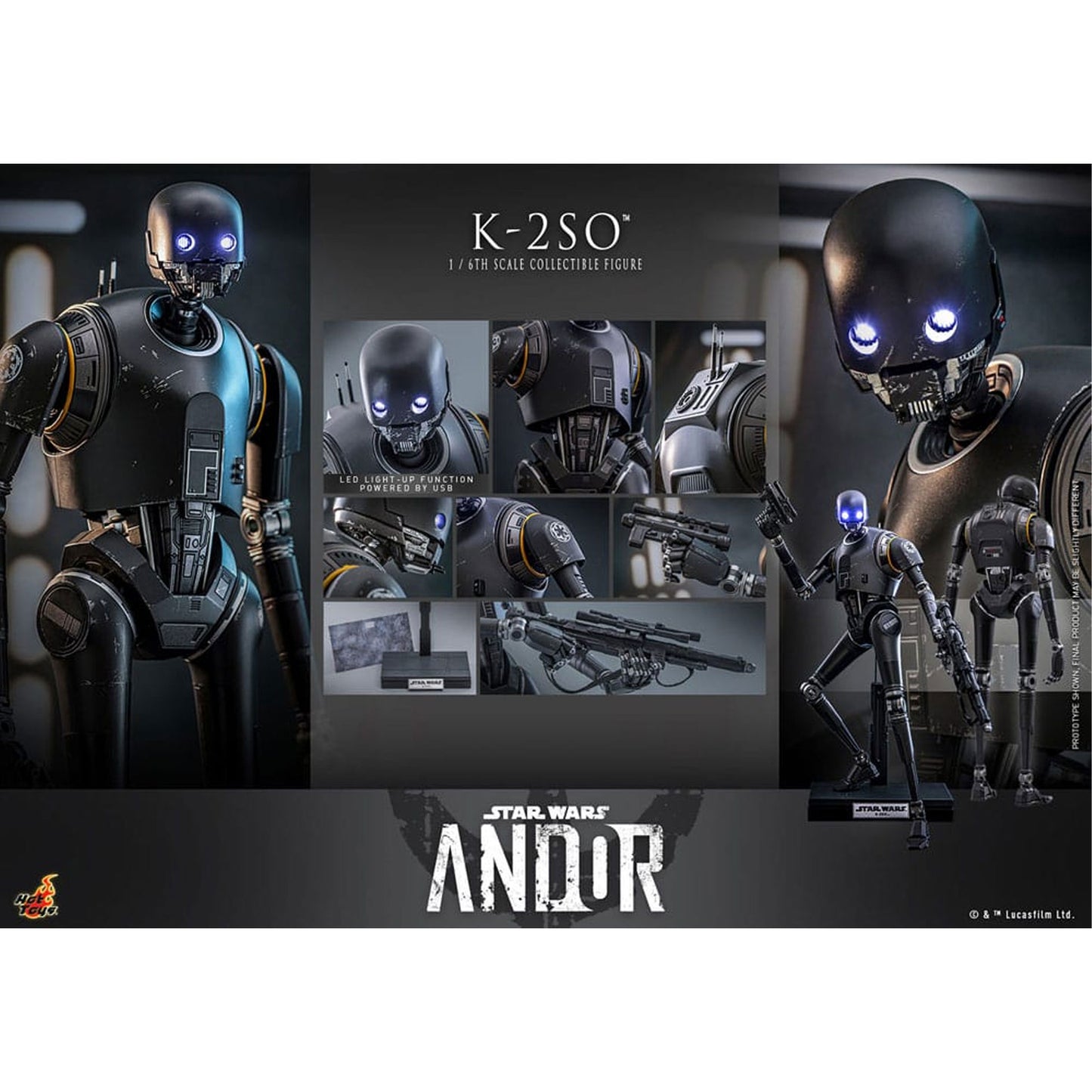 Star Wars: Andor 1/6 K-2SO -Action Figure