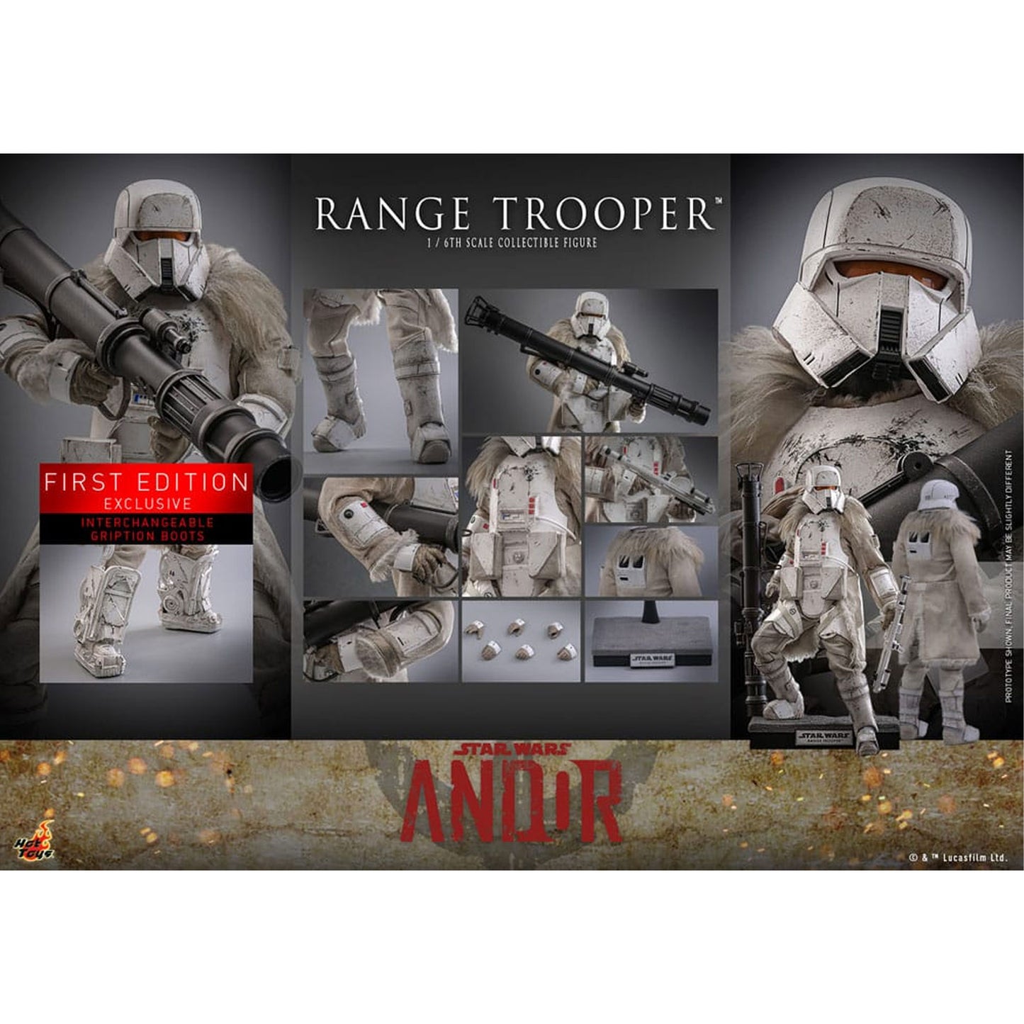 Star Wars: Andor 1/6 Range Trooper -Action Figuuri