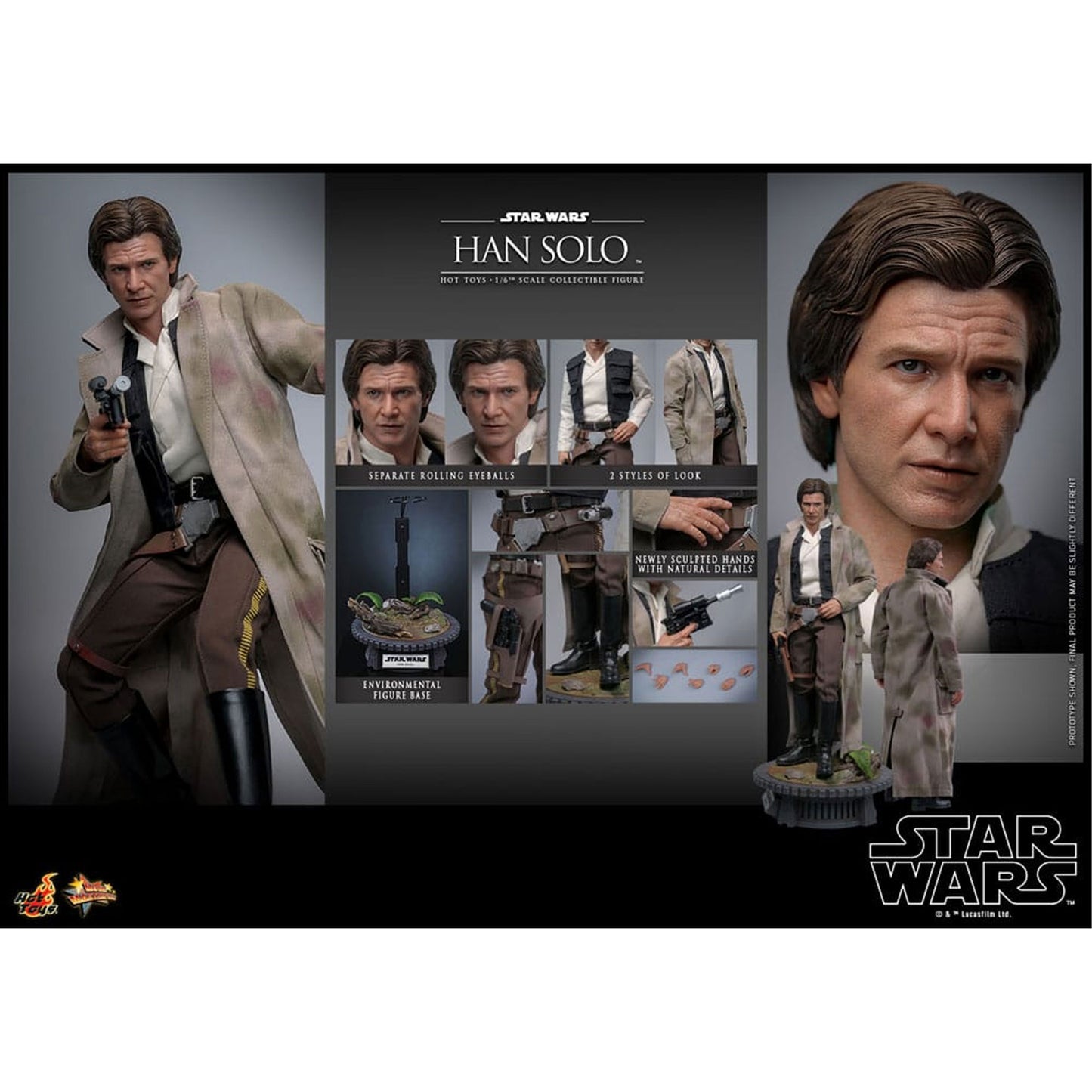 Star Wars: Episode VI 1/6 Han Solo -Action Figure