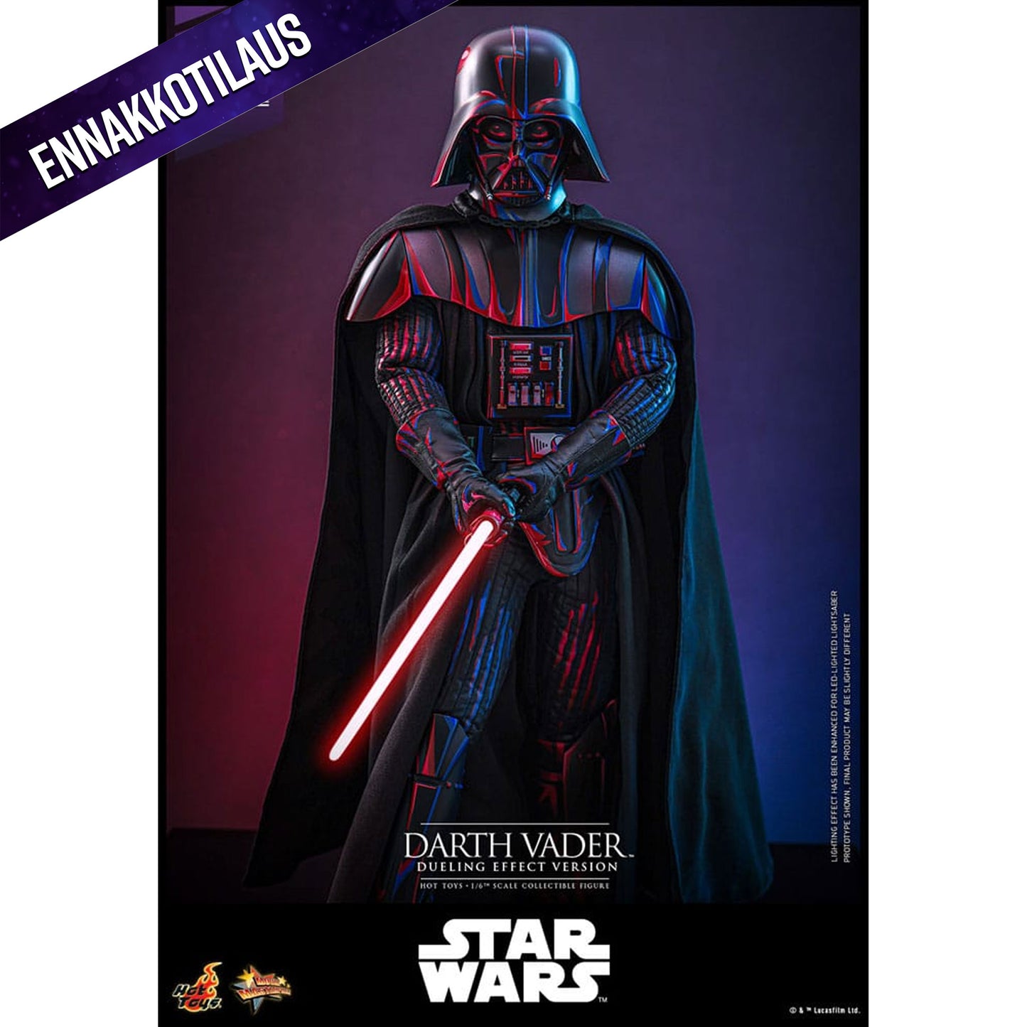 Star Wars Movie Masterpiece Action Figure 1/6 Darth Vader (Dueling Effect Version) Hot Toys Exclusive