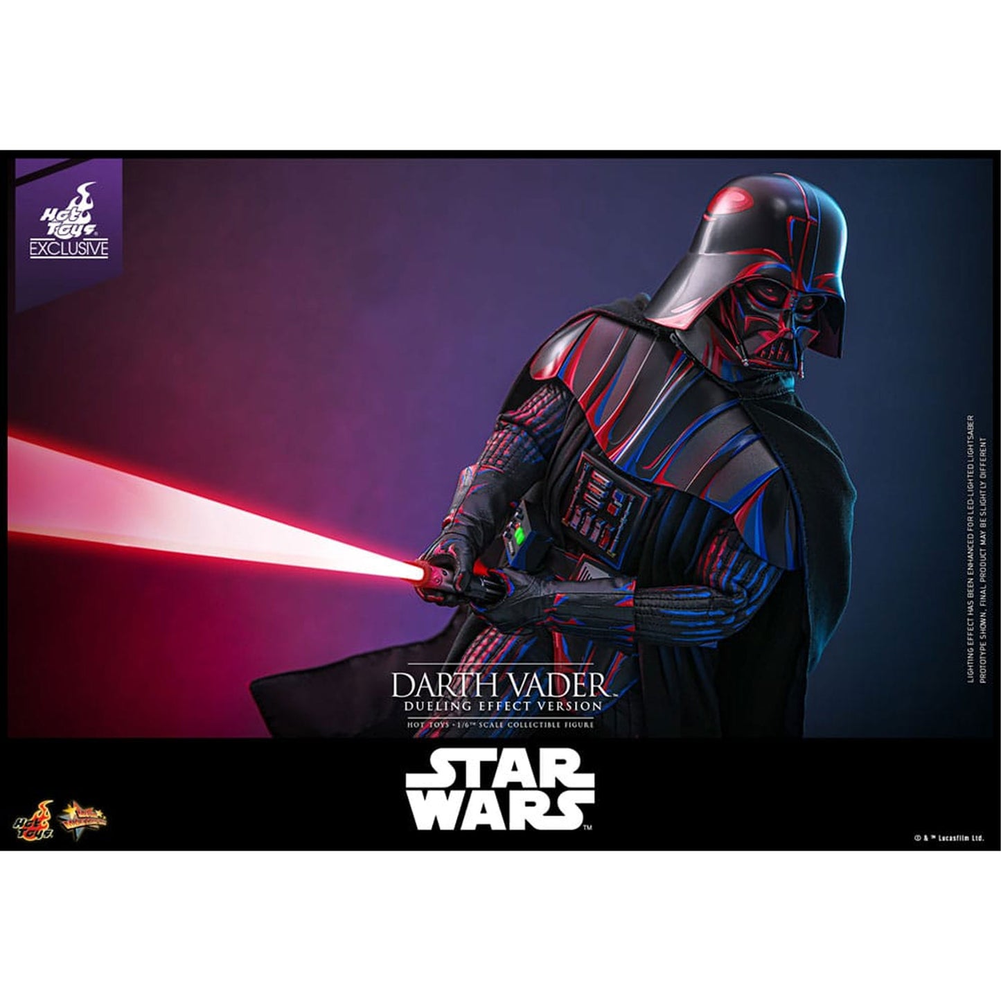 Star Wars Movie Masterpiece Action Figure 1/6 Darth Vader (Dueling Effect Version) Hot Toys Exclusive