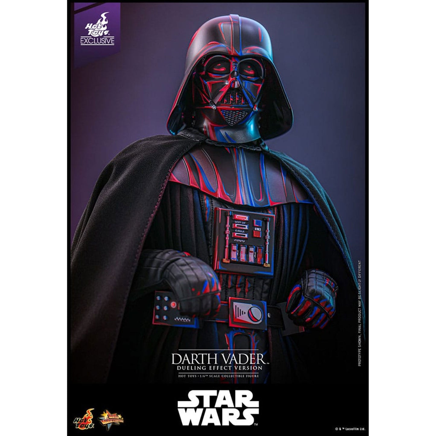 Star Wars Movie Masterpiece Action Figure 1/6 Darth Vader (Dueling Effect Version) Hot Toys Exclusive