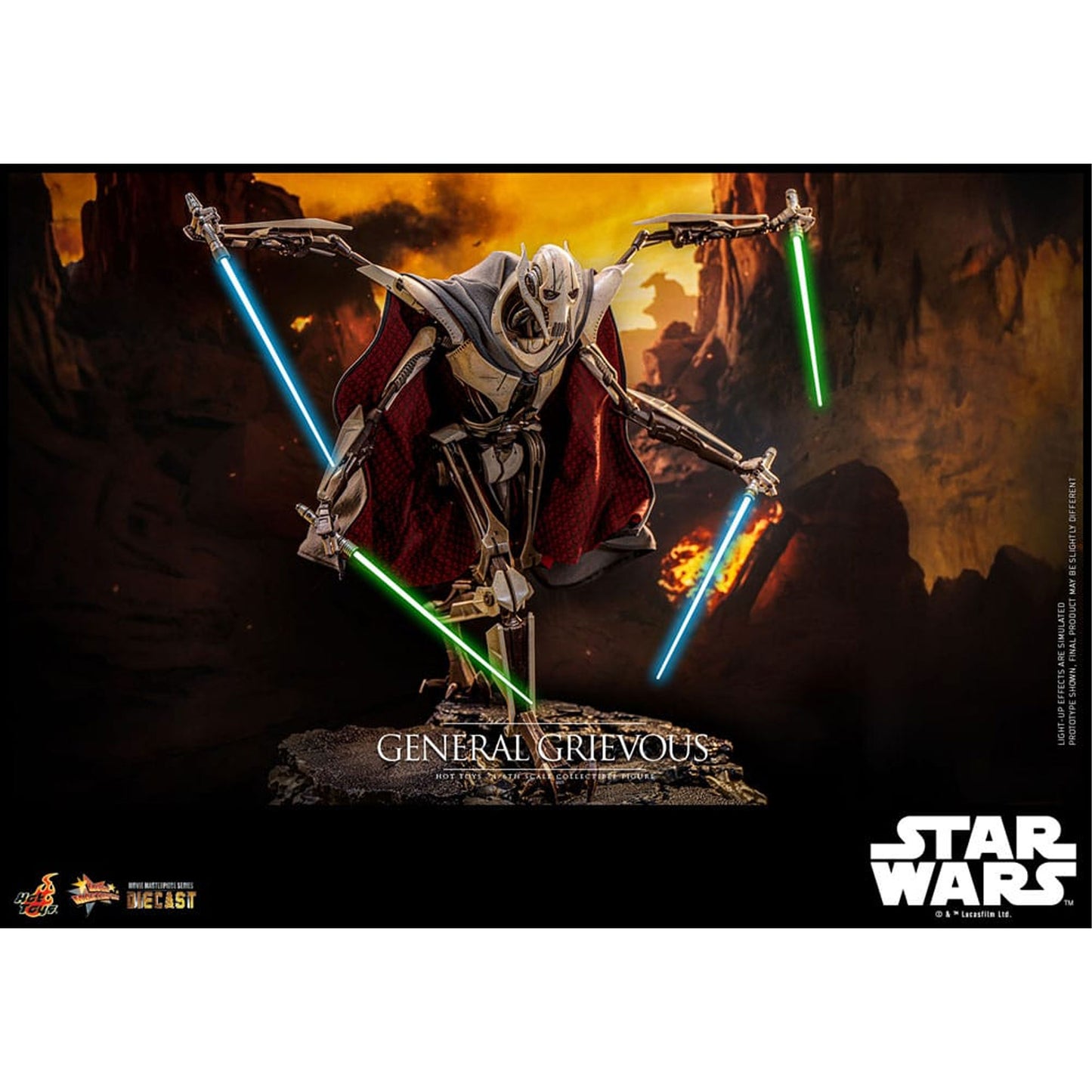 Star Wars Movie Masterpiece Diecast 1/6 General Grievous