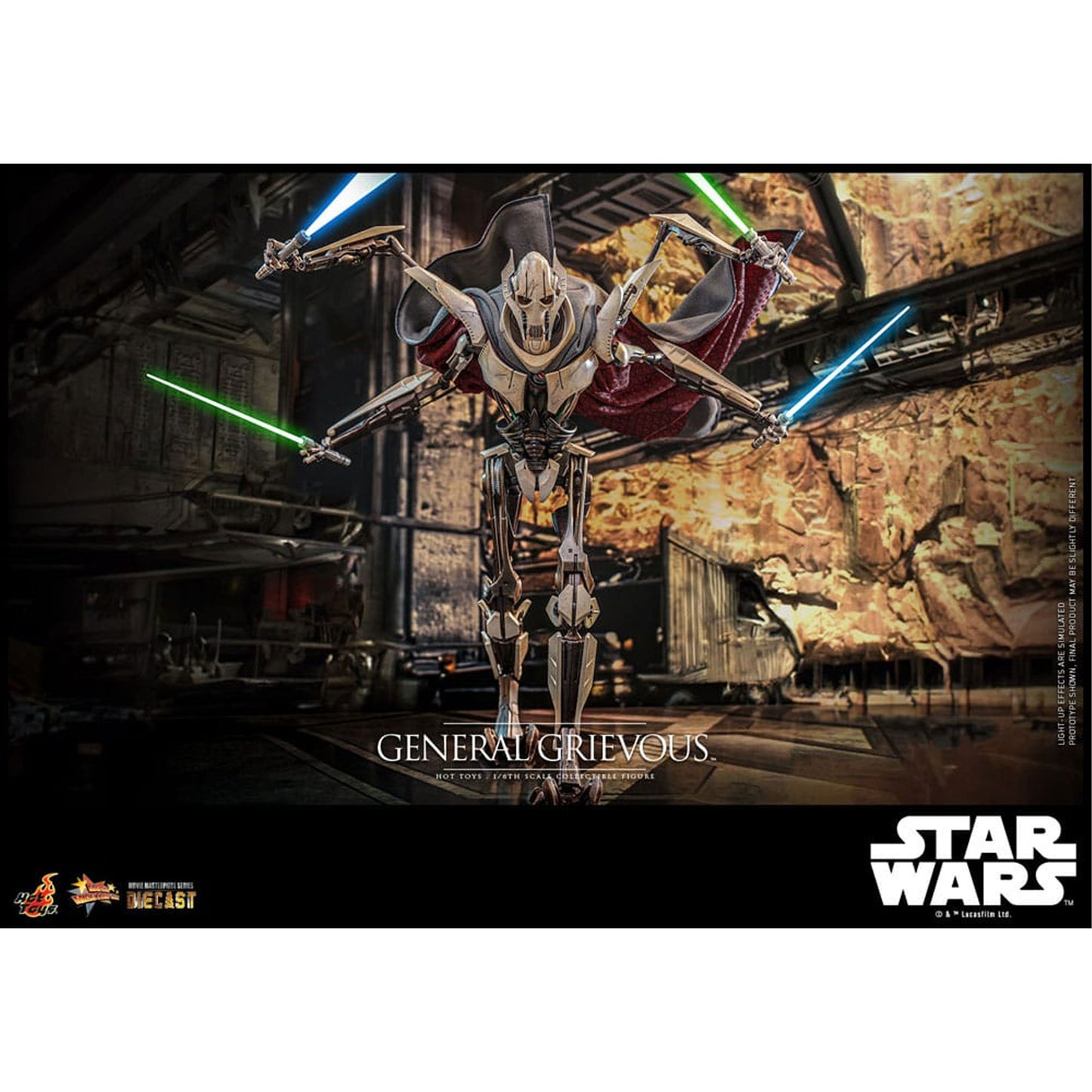 Star Wars Movie Masterpiece Diecast 1/6 General Grievous