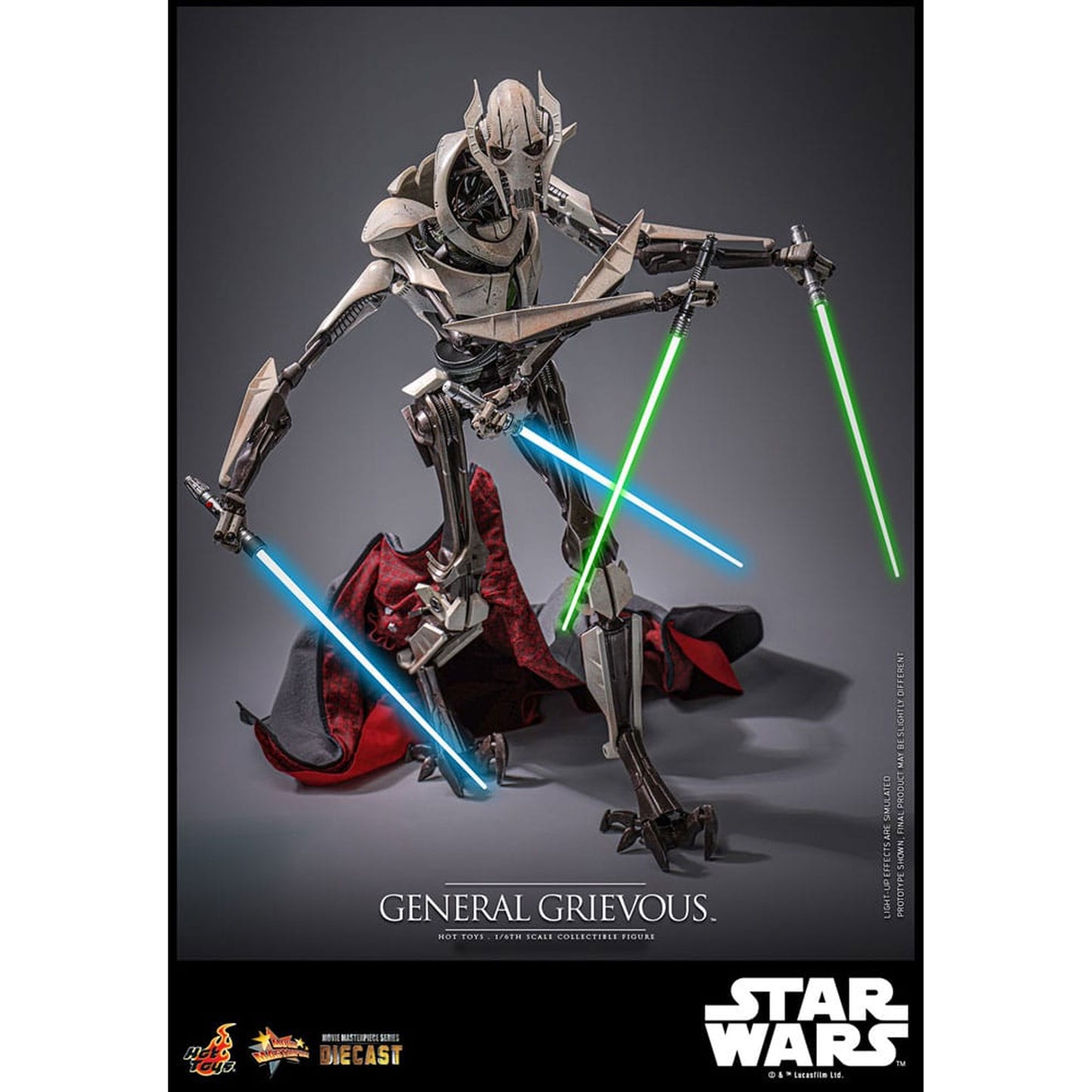 Star Wars Movie Masterpiece Diecast 1/6 General Grievous