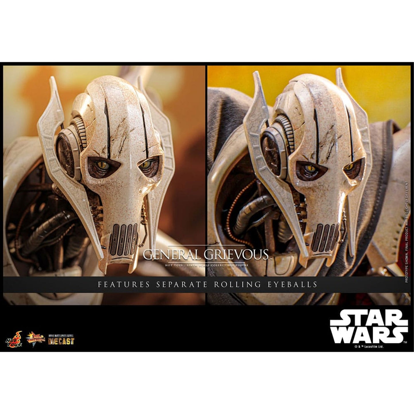 Star Wars Movie Masterpiece Diecast 1/6 General Grievous