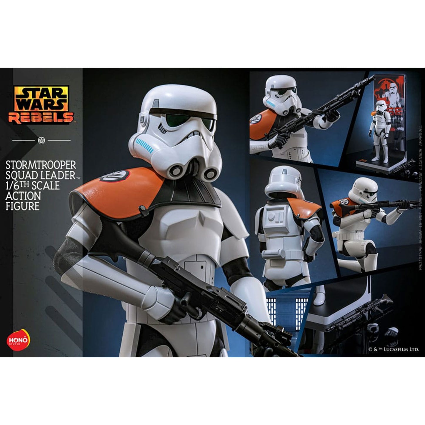 Star Wars: Rebels Action Figure 1/6 Stormtrooper Squad Leader