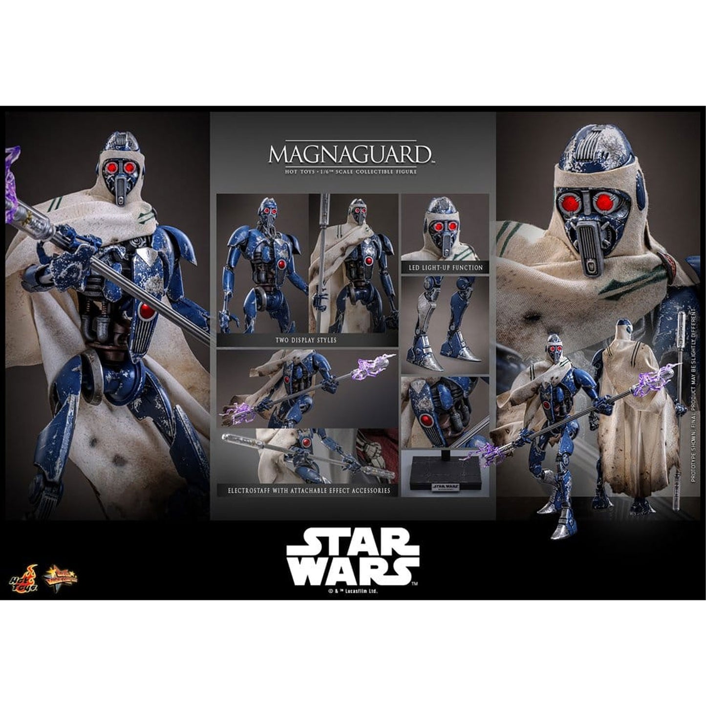 Star Wars: The Clone Wars 1/6 MagnaGuard -Action Figure
