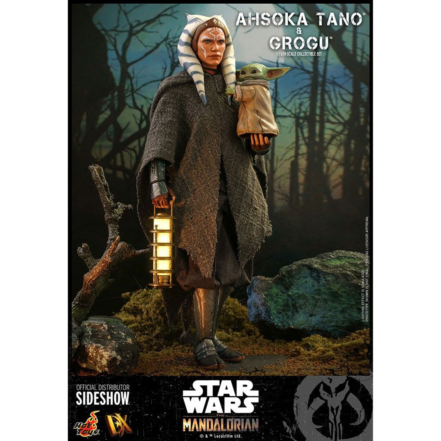 Star Wars The Mandalorian 2-Pack 1/6 Ahsoka Tano & Grogu