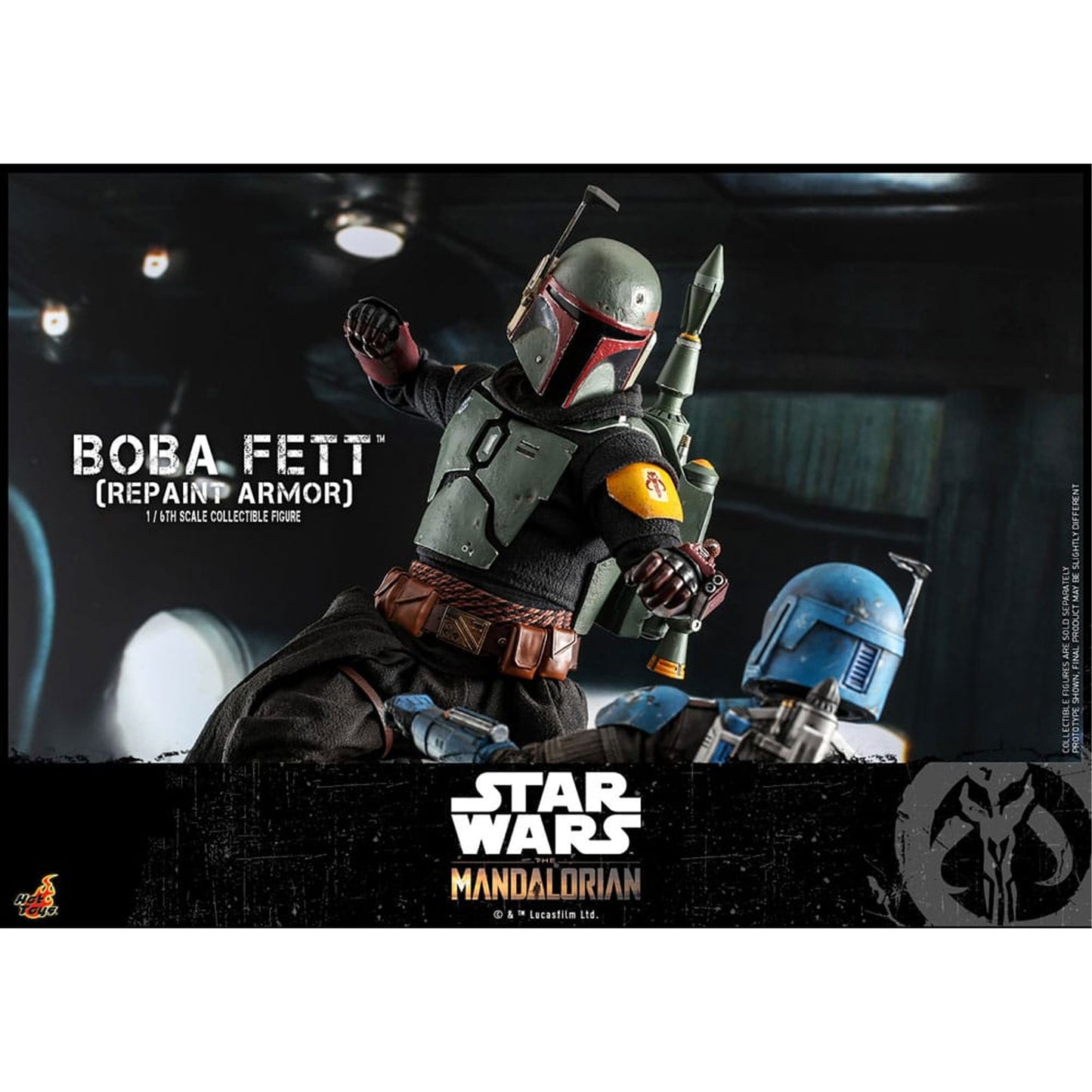 Star Wars: The Mandalorian Action Figure 1/6 Boba Fett Repaint Armor Special Edition