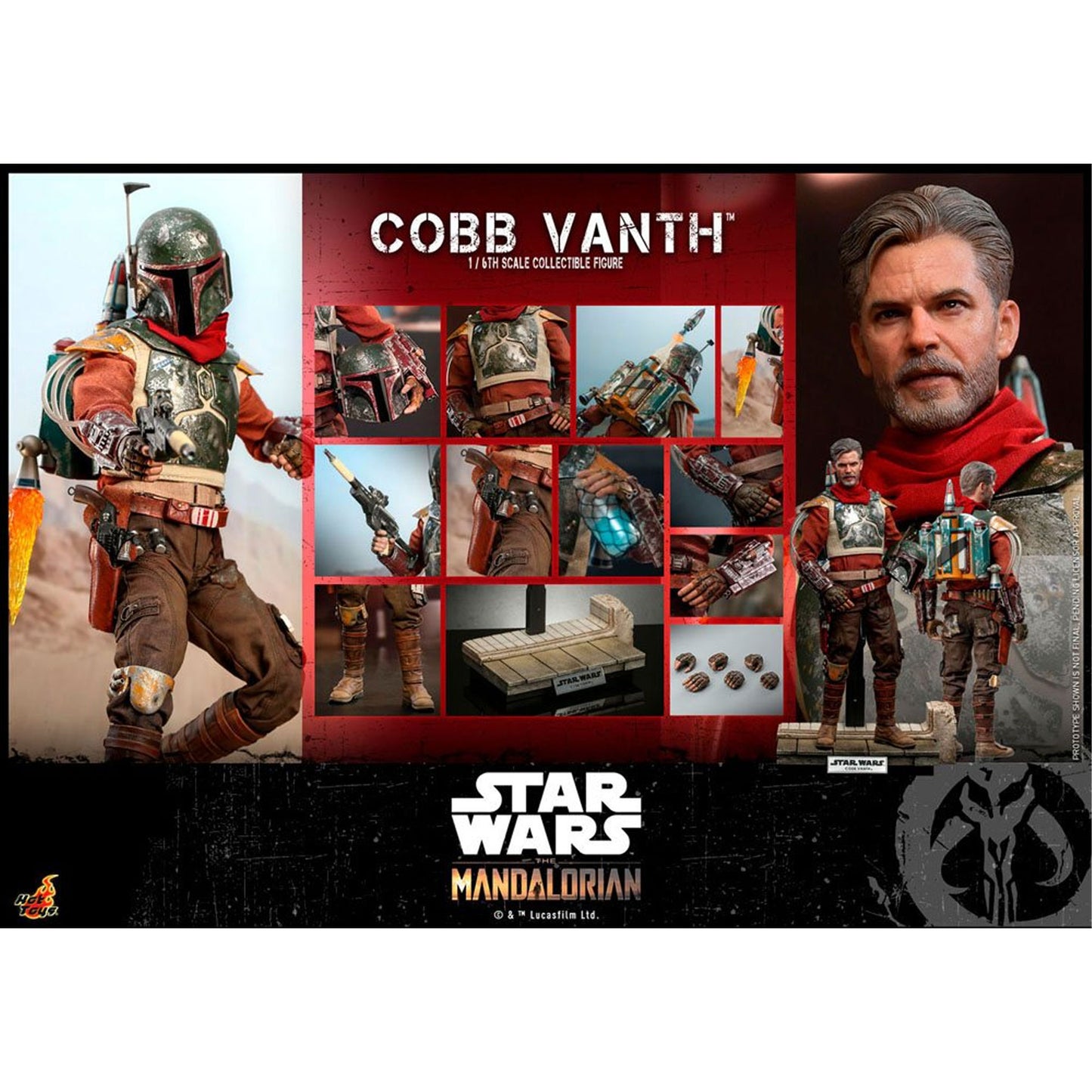 Star Wars The Mandalorian 1/6 Cobb Vanth