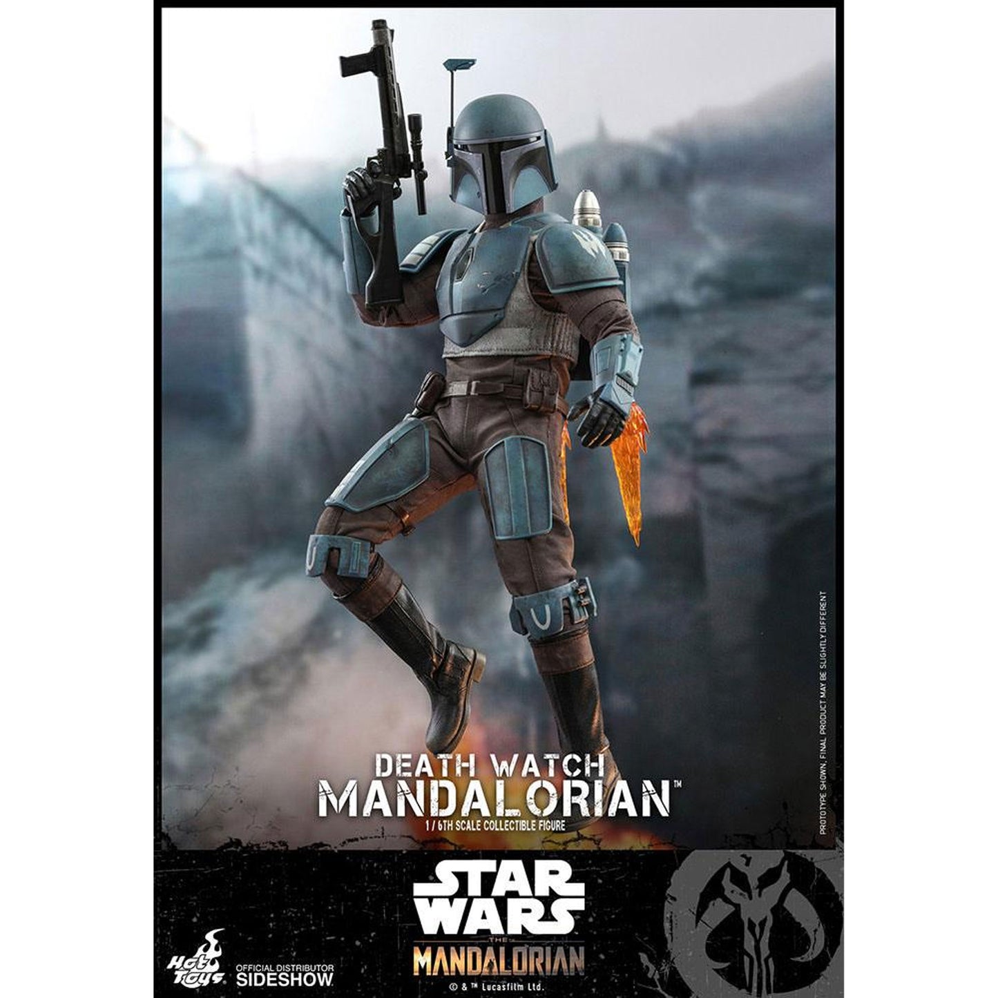 Star Wars The Mandalorian Action Figure 1/6 Death Watch Mandalorian