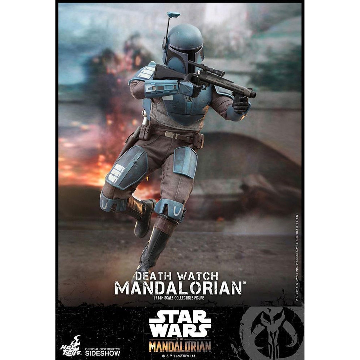 Star Wars The Mandalorian Action Figure 1/6 Death Watch Mandalorian