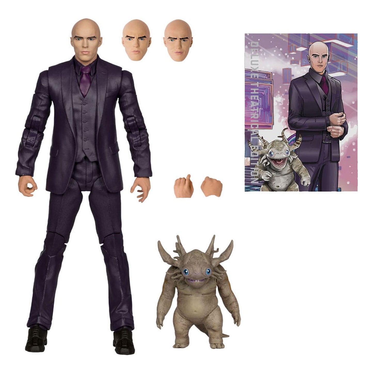 Superman (2025) DC Multiverse Deluxe Action Figure Lex Luthor with Baby Kaiju (Deluxe Theatrical Edition)