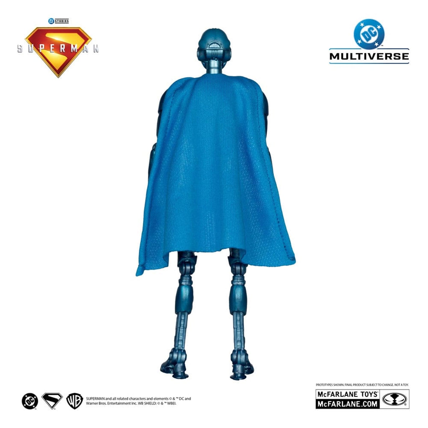 Superman (2025) DC Multiverse Deluxe Action Figure Superman Robot (Red Platinum Edition)