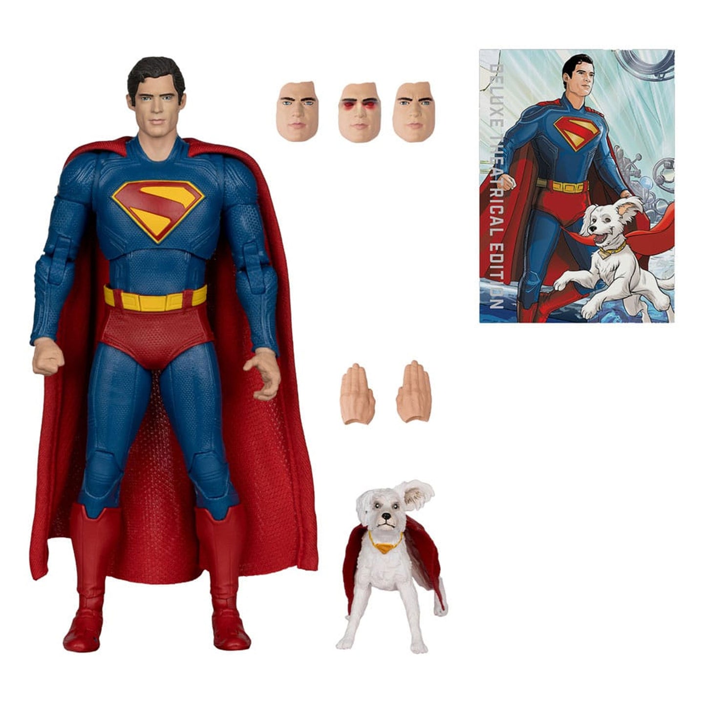 Superman (2025) DC Multiverse Deluxe Action Figure Superman with Krypto the Super Dog