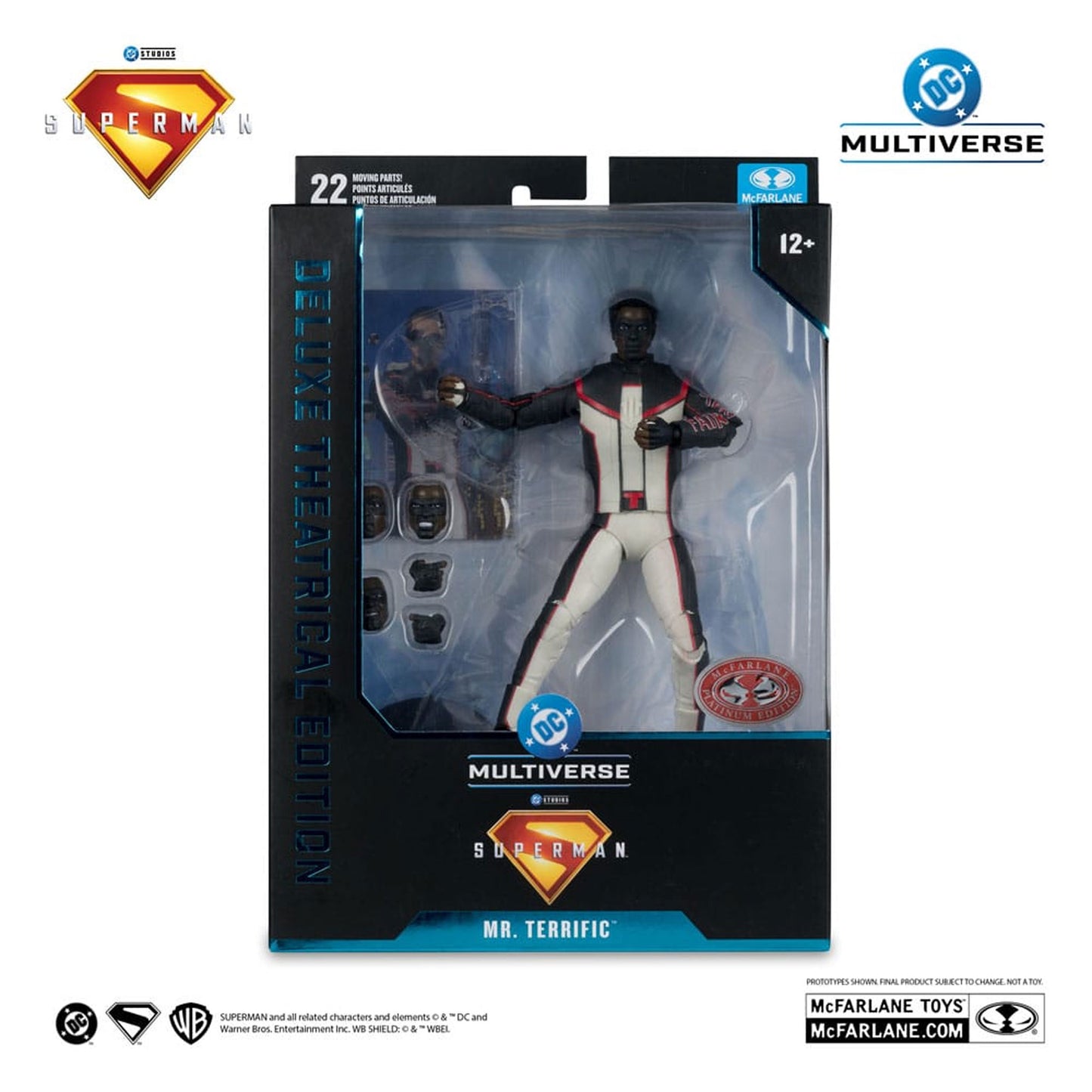 Superman (2025) DC Multiverse Deluxe Theatrical Edition Action Figure Mr. Terrific (Red Platinum Edition)