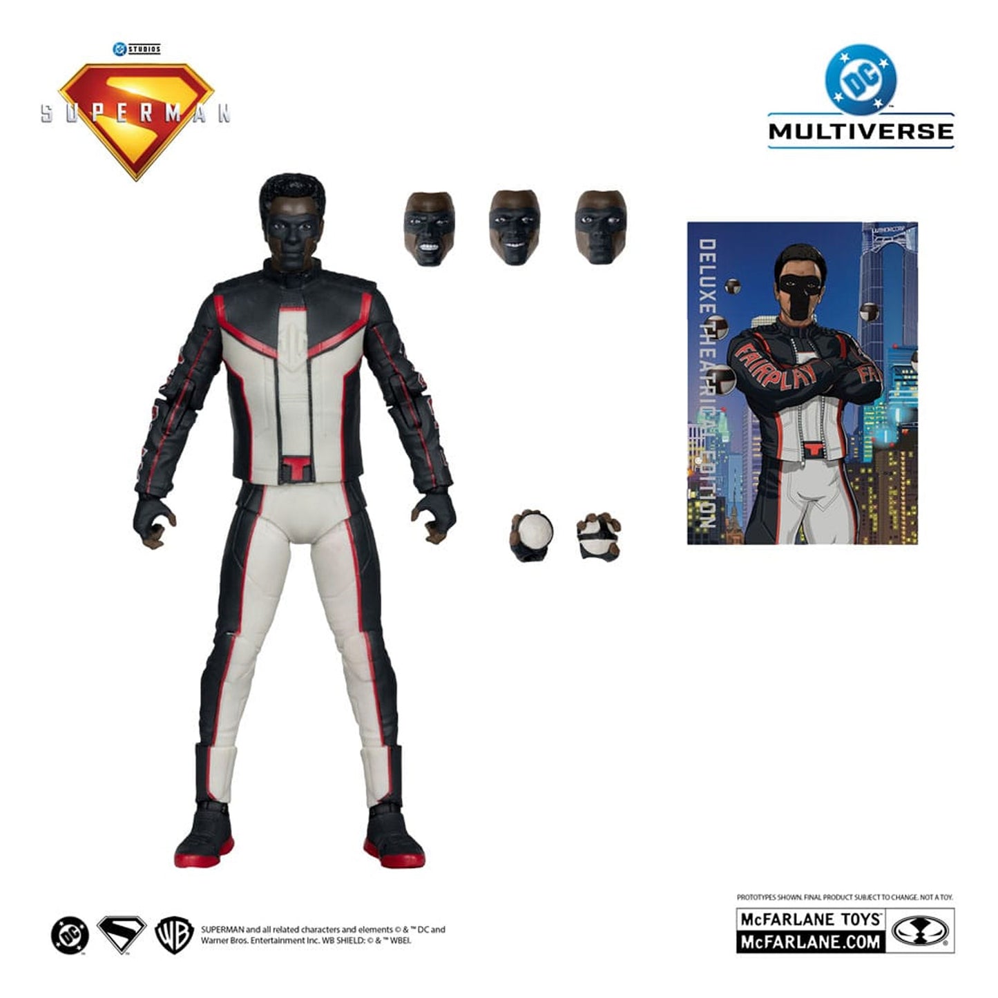 Superman (2025) DC Multiverse Deluxe Theatrical Edition Action Figure Mr. Terrific (Red Platinum Edition)