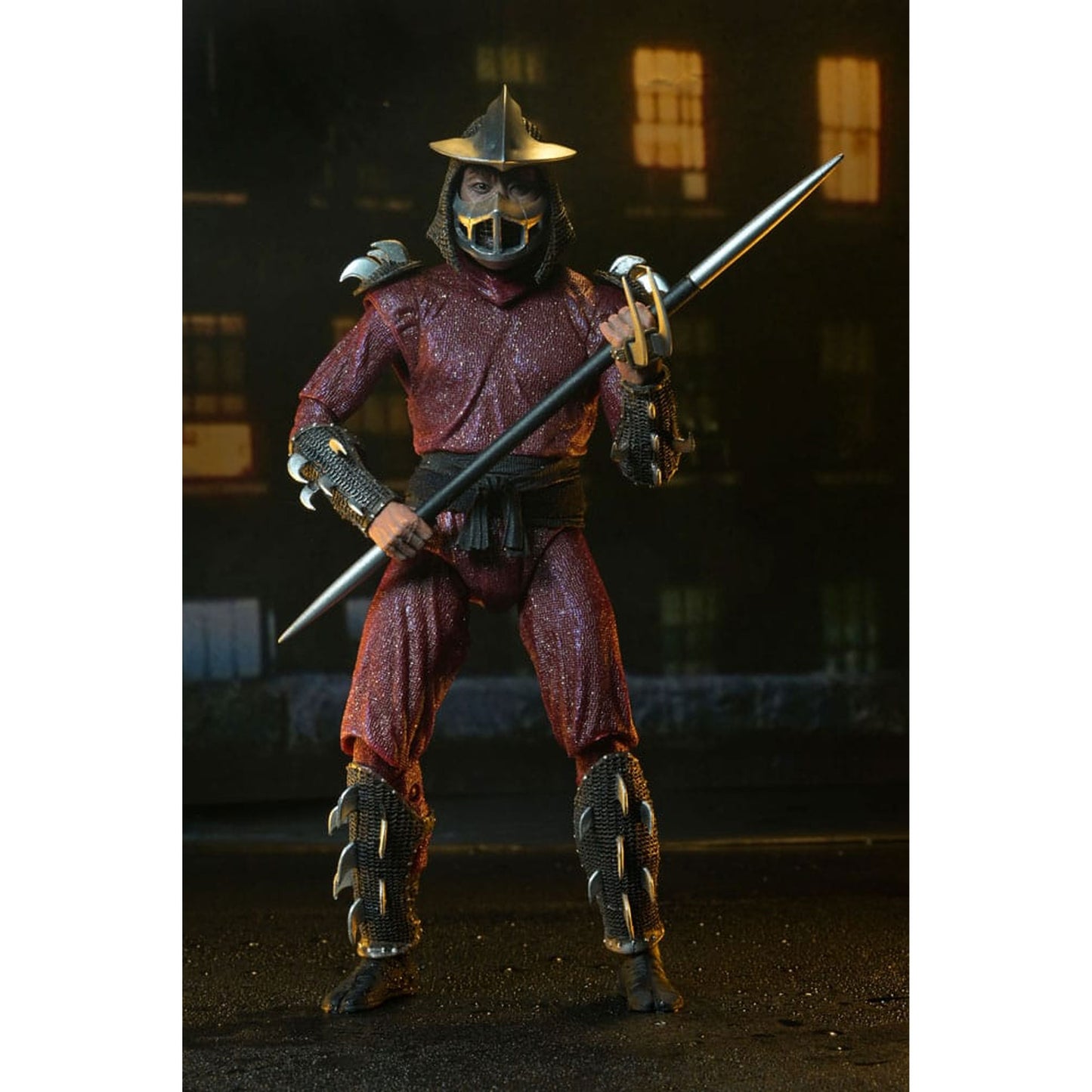 Teenage Mutant Ninja Turtles (1990 Movie) Action Figure Roof Top Battle Shredder vs Leo