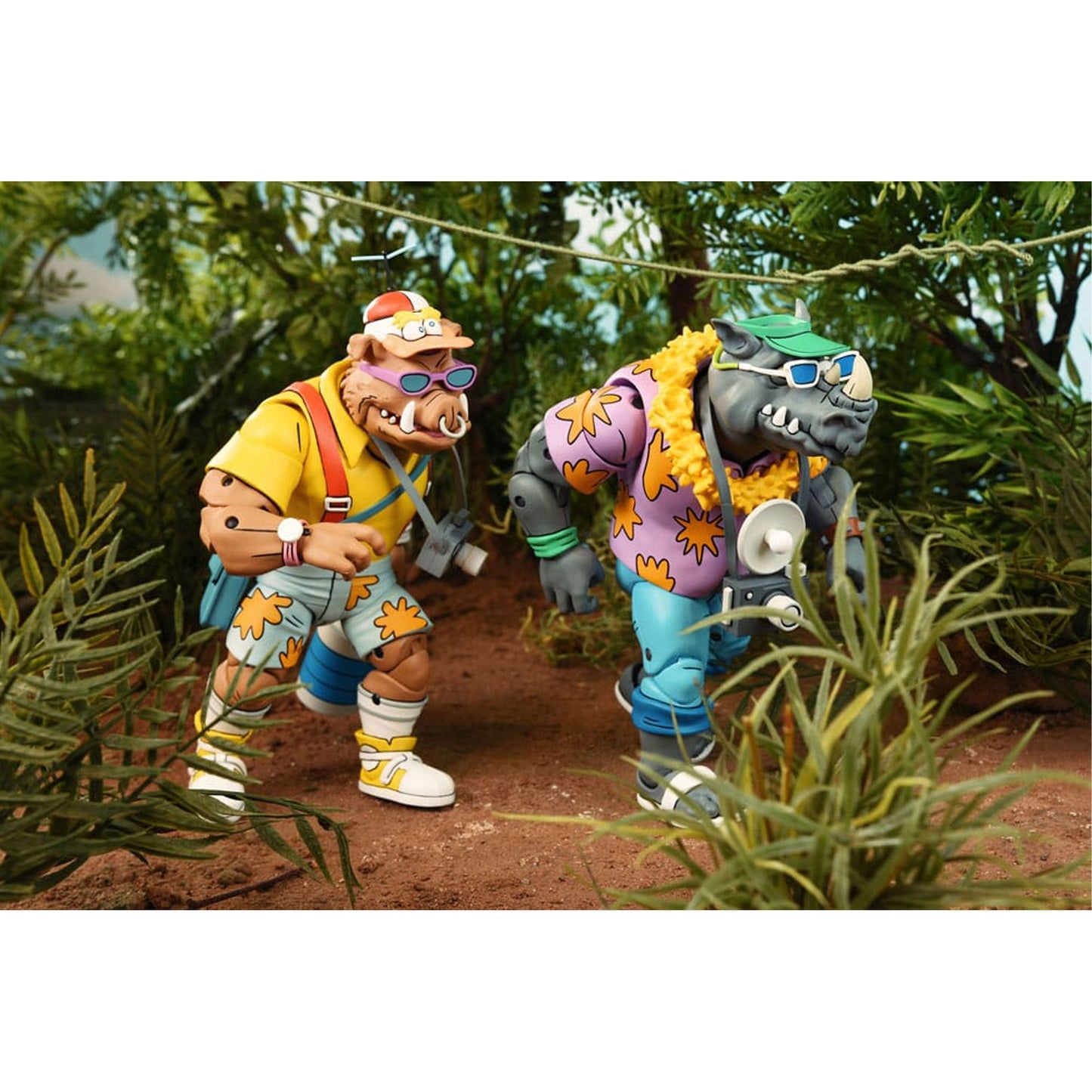 Teenage Mutant Ninja Turtles (Cartoon 1980) 2-Pack Vacation Bebop and Rocksteady