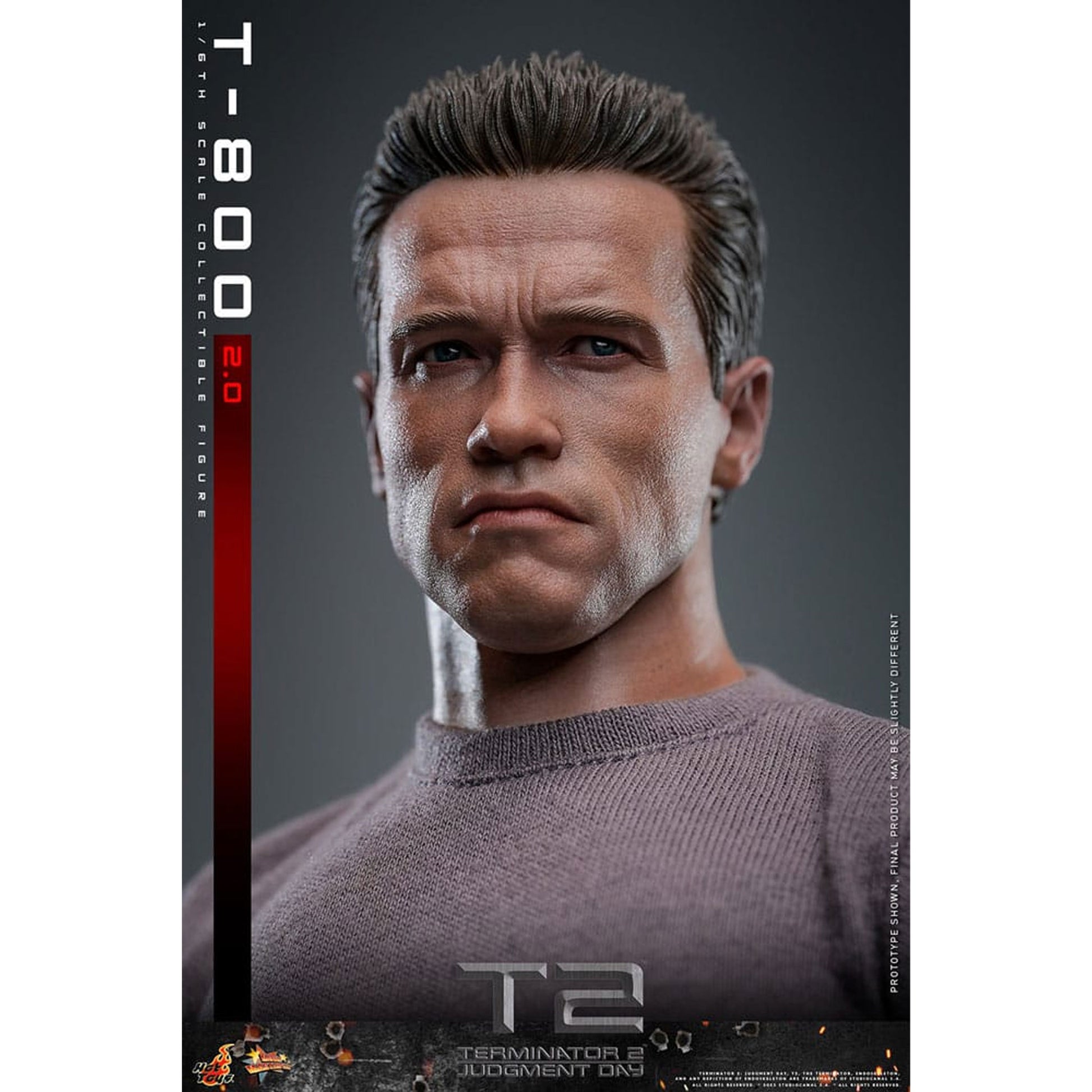 Terminator 2 Movie Masterpiece 1/6 T-800 2.0 -Action Figuuri